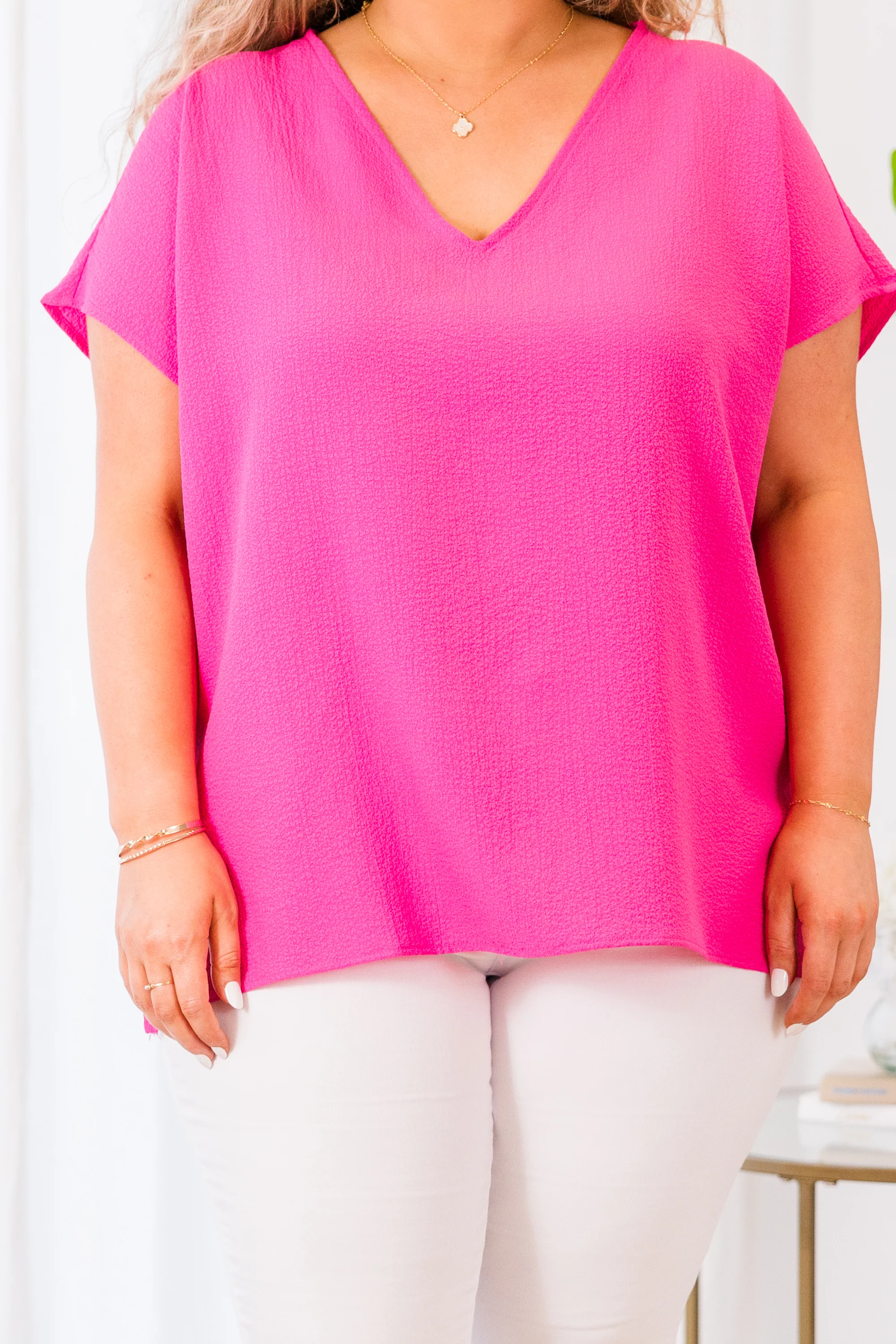 Our Oasis Top, Hot Pink - Giverhouse