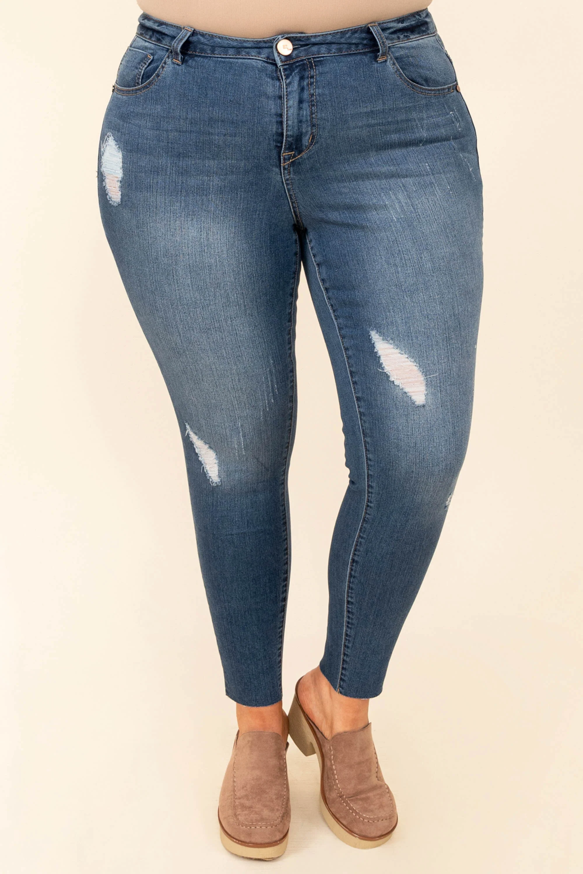 Don't Disturb Me Jeans, Dark Wash - Giverhouse