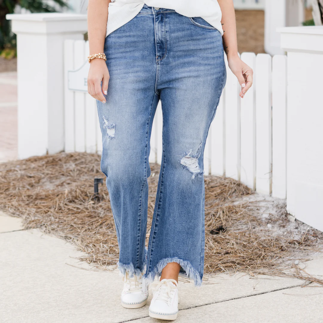 It's Been Real Jeans, Medium Wash - Giverhouse