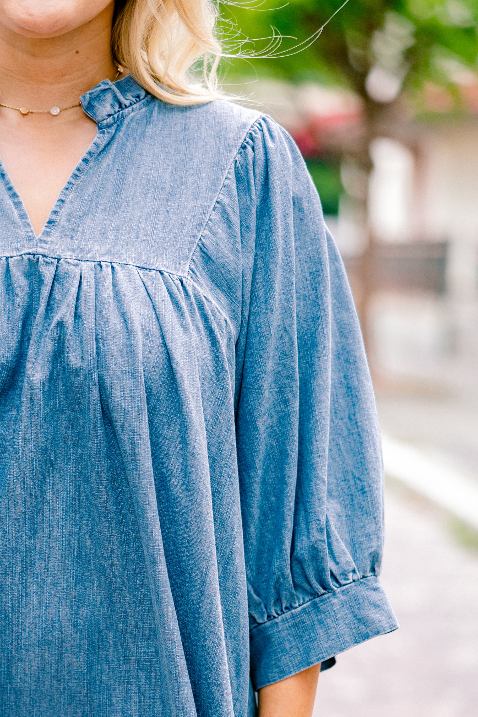 Can't Be Held Down Dress, Blue - Giverhouse