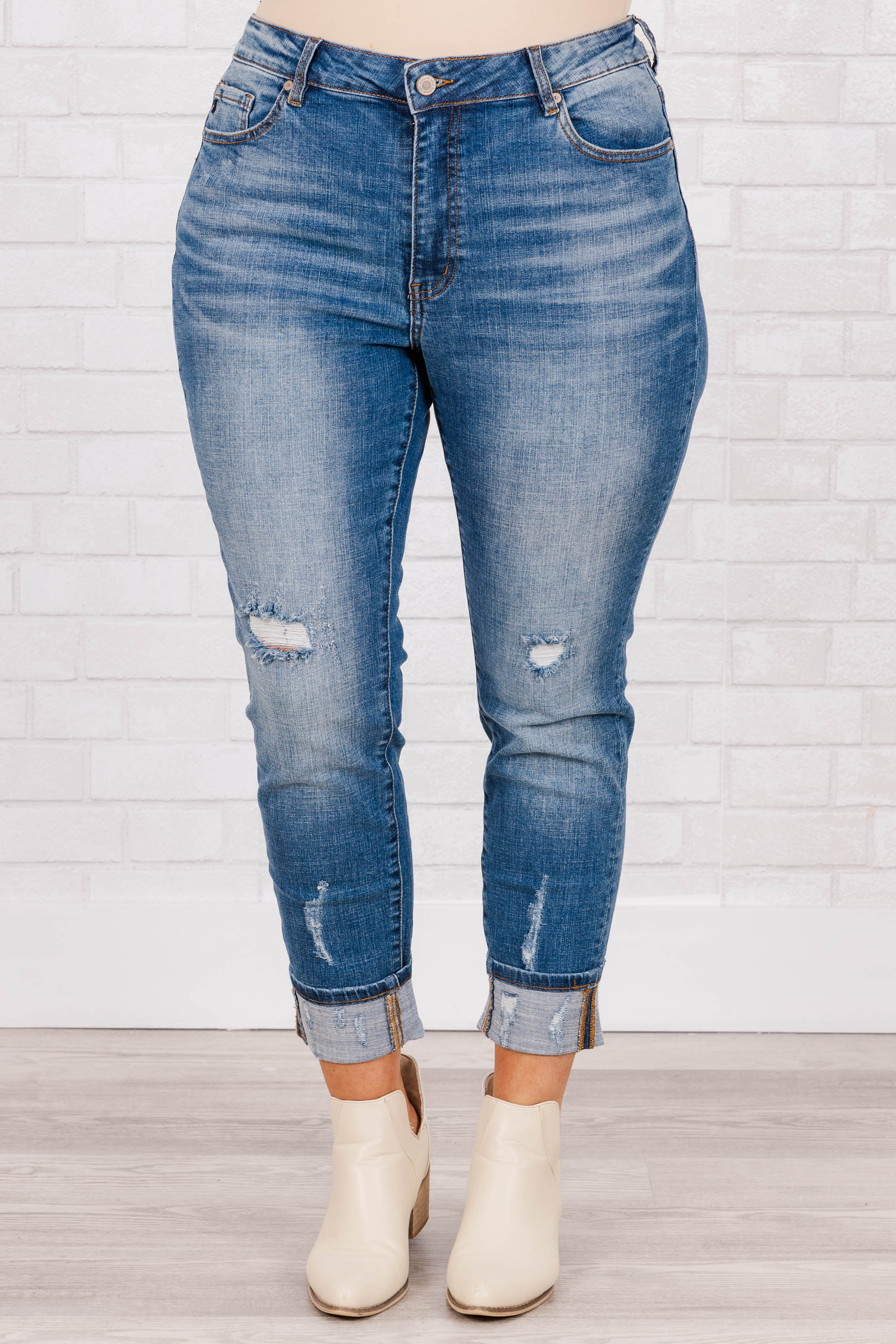 Blue My Mind Skinny Jeans, Medium Wash - Giverhouse