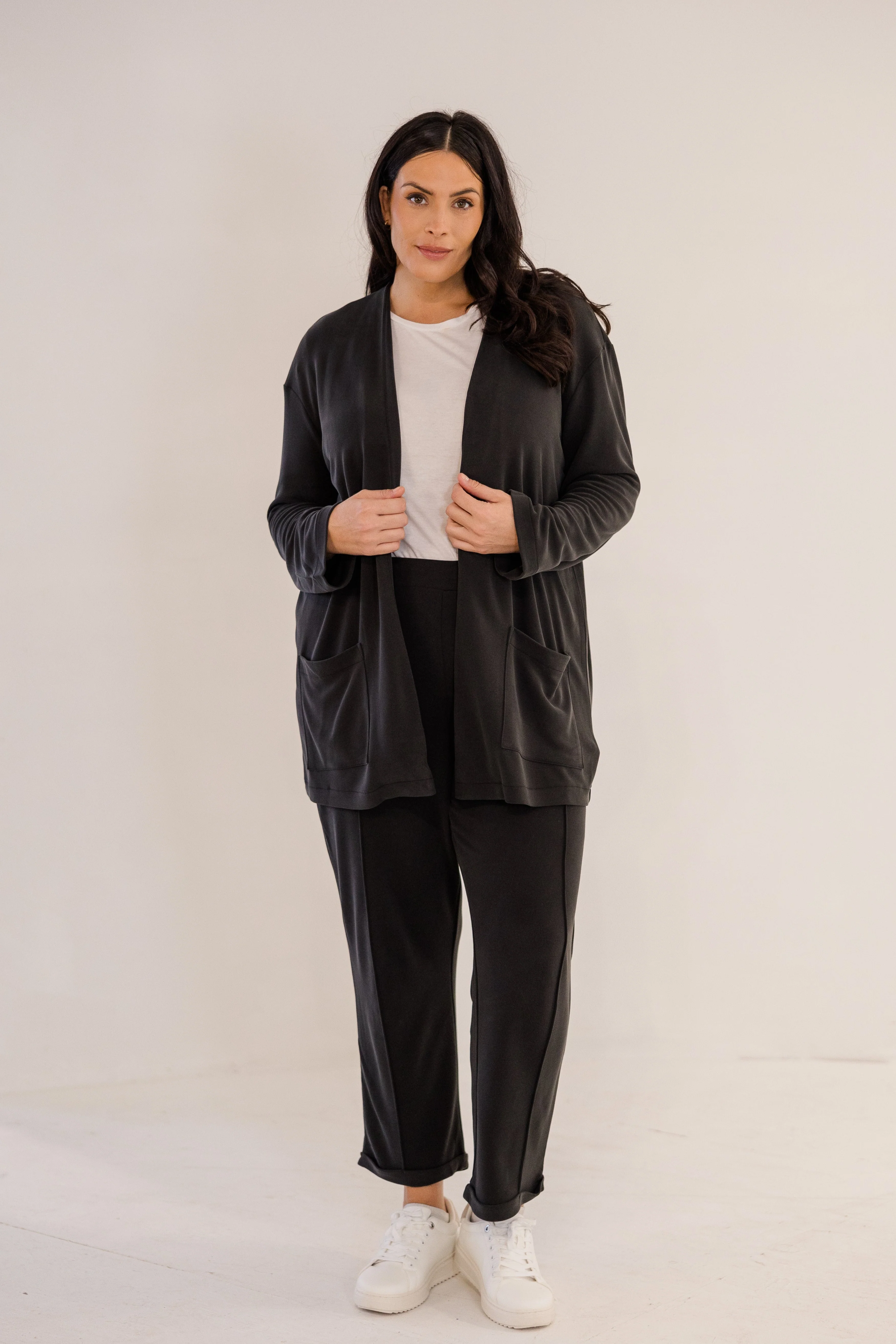 Lafayette Knit Jacket, Black - Giverhouse