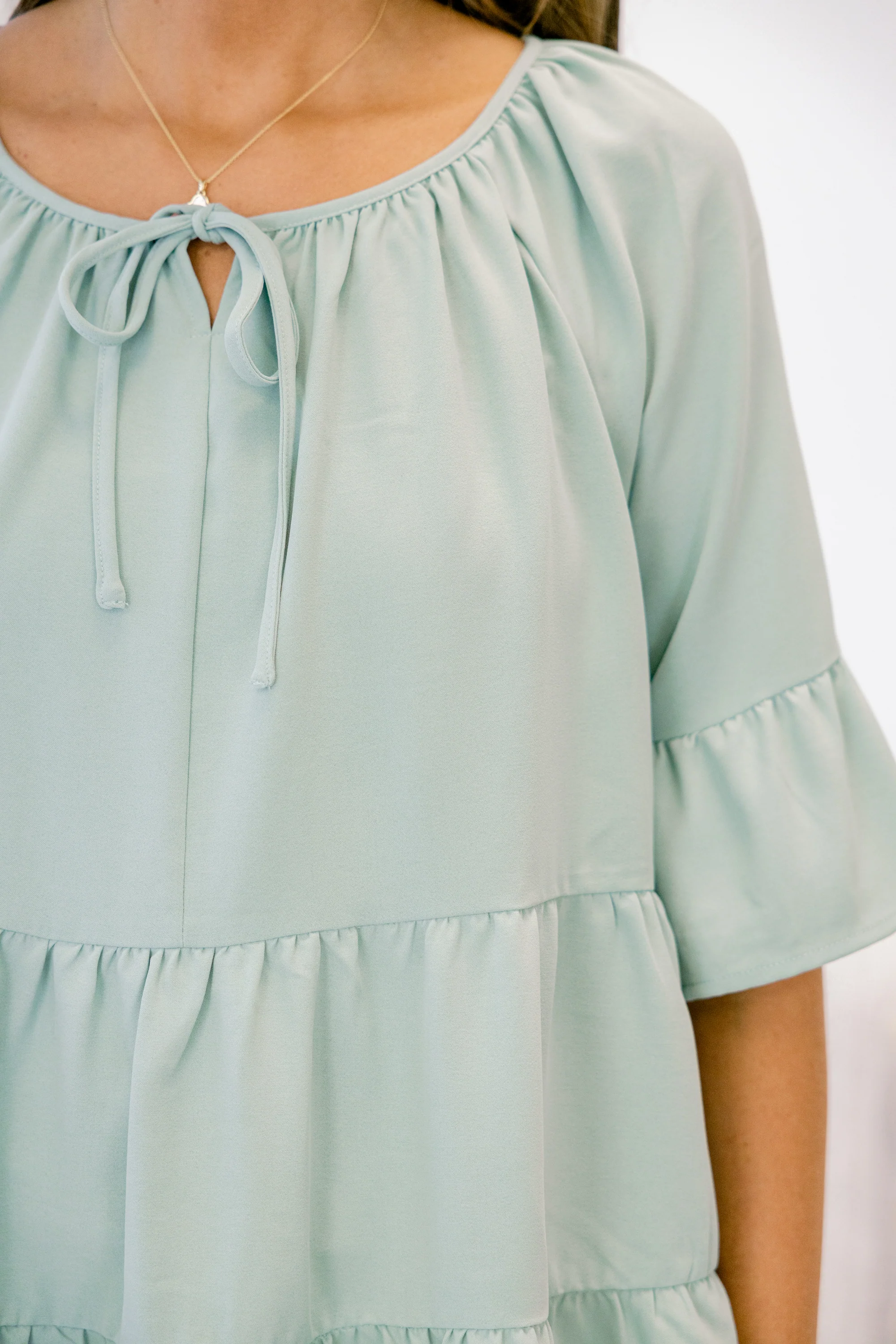 Siren Song Top, Dusty Sage - Giverhouse