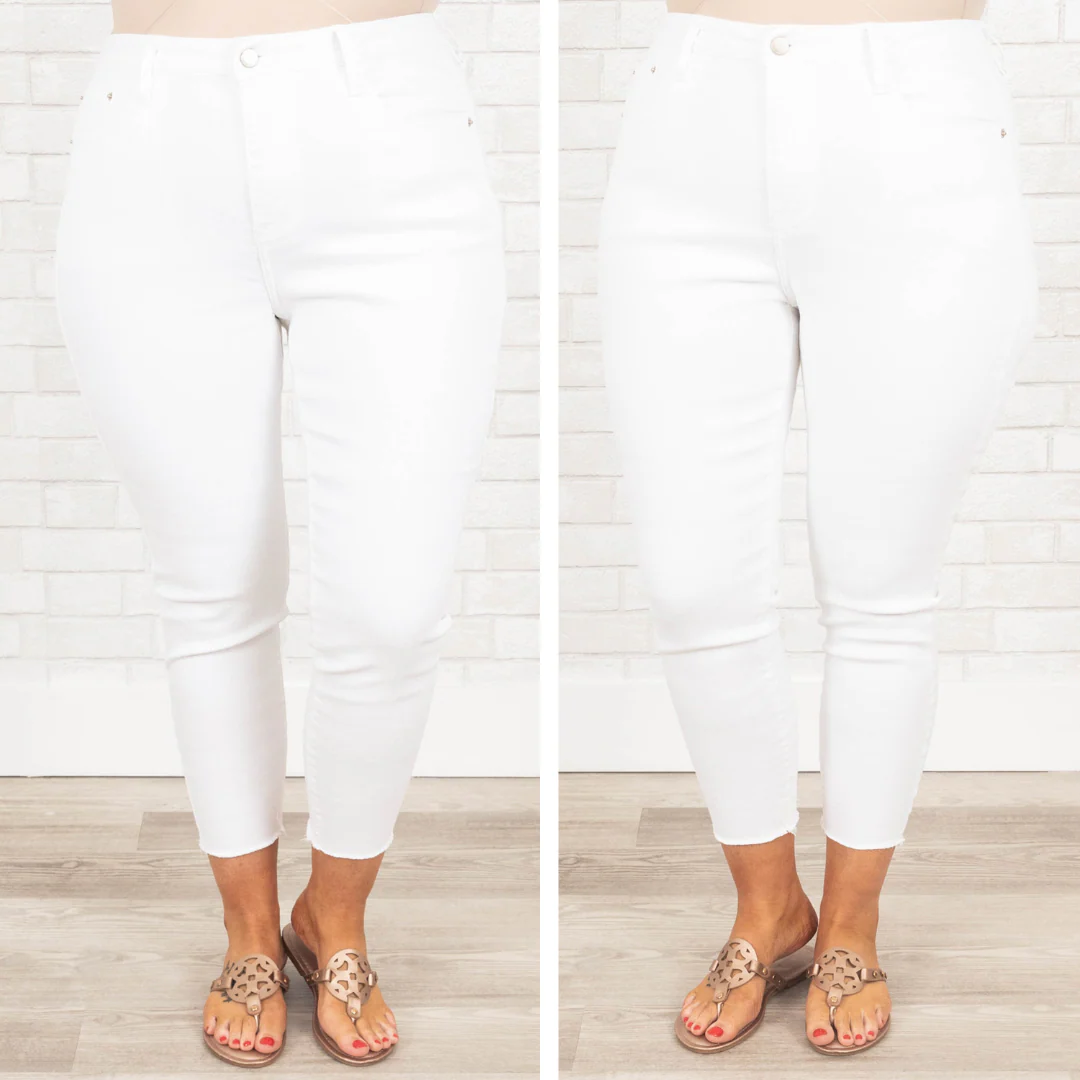 Own Your Moment Jeans, White - Giverhouse
