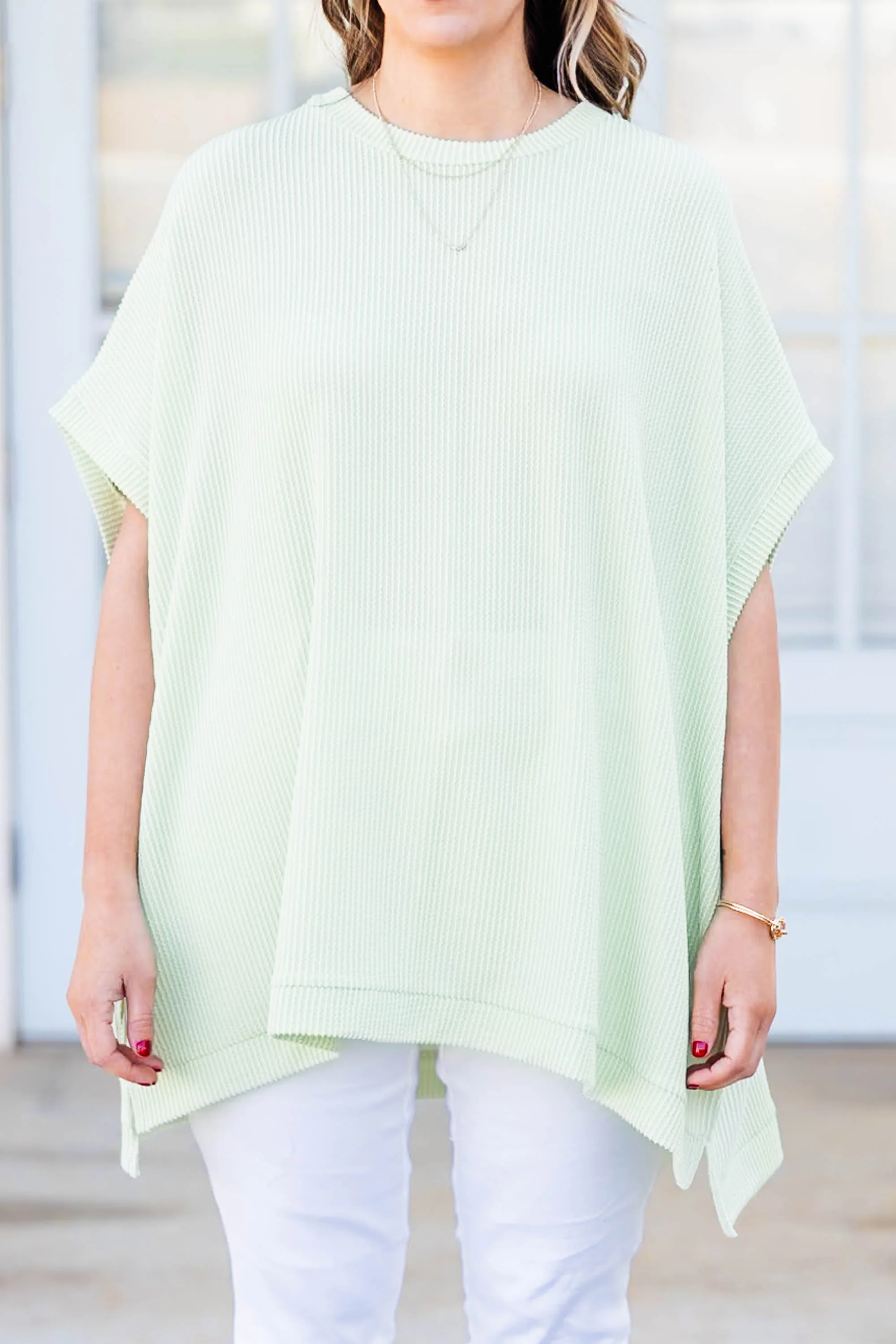 All About Knits Top, Sage - Giverhouse