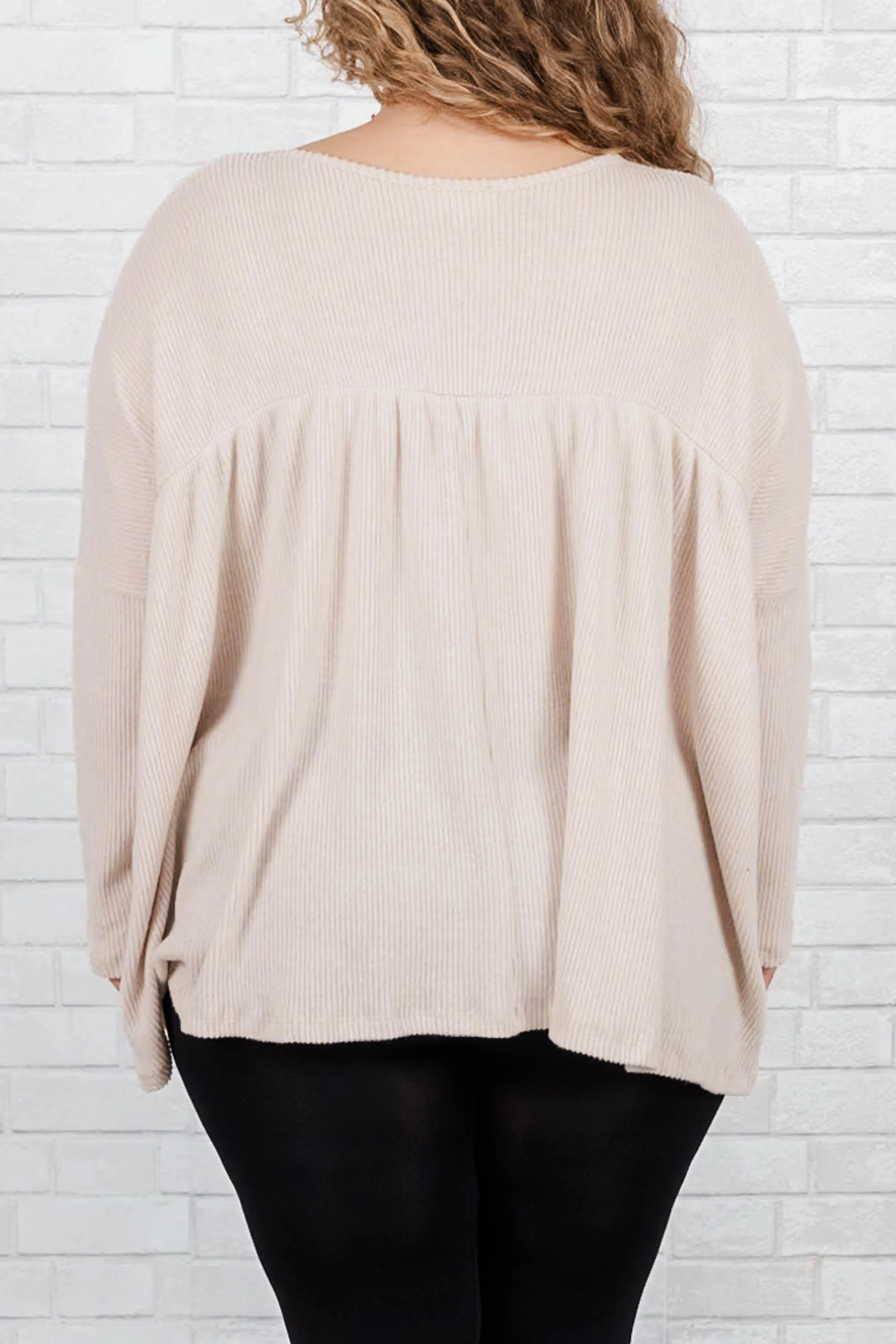 All Of The Memories Top, Oatmeal - Giverhouse