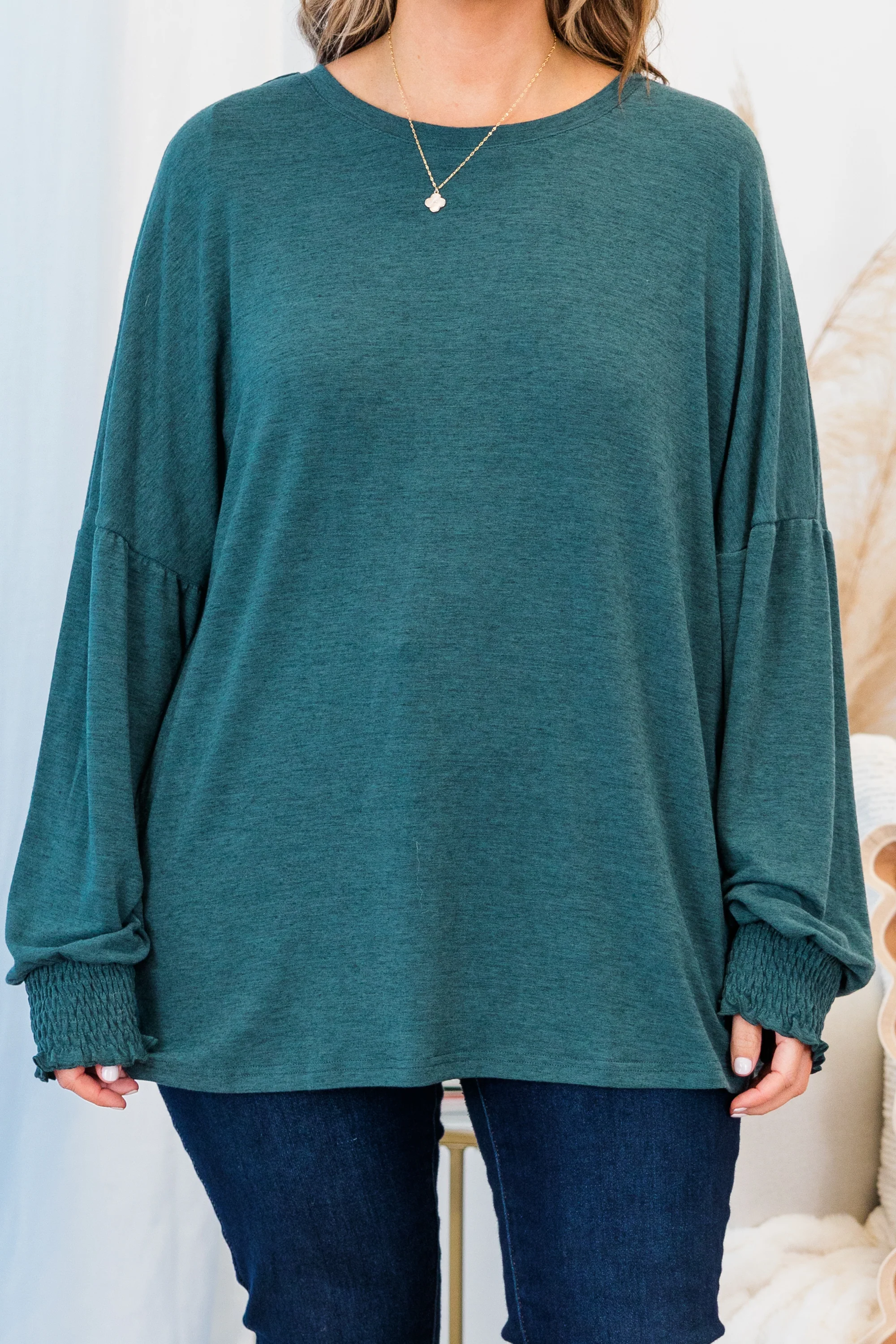 Princess And The Popper Top, Teal - Giverhouse