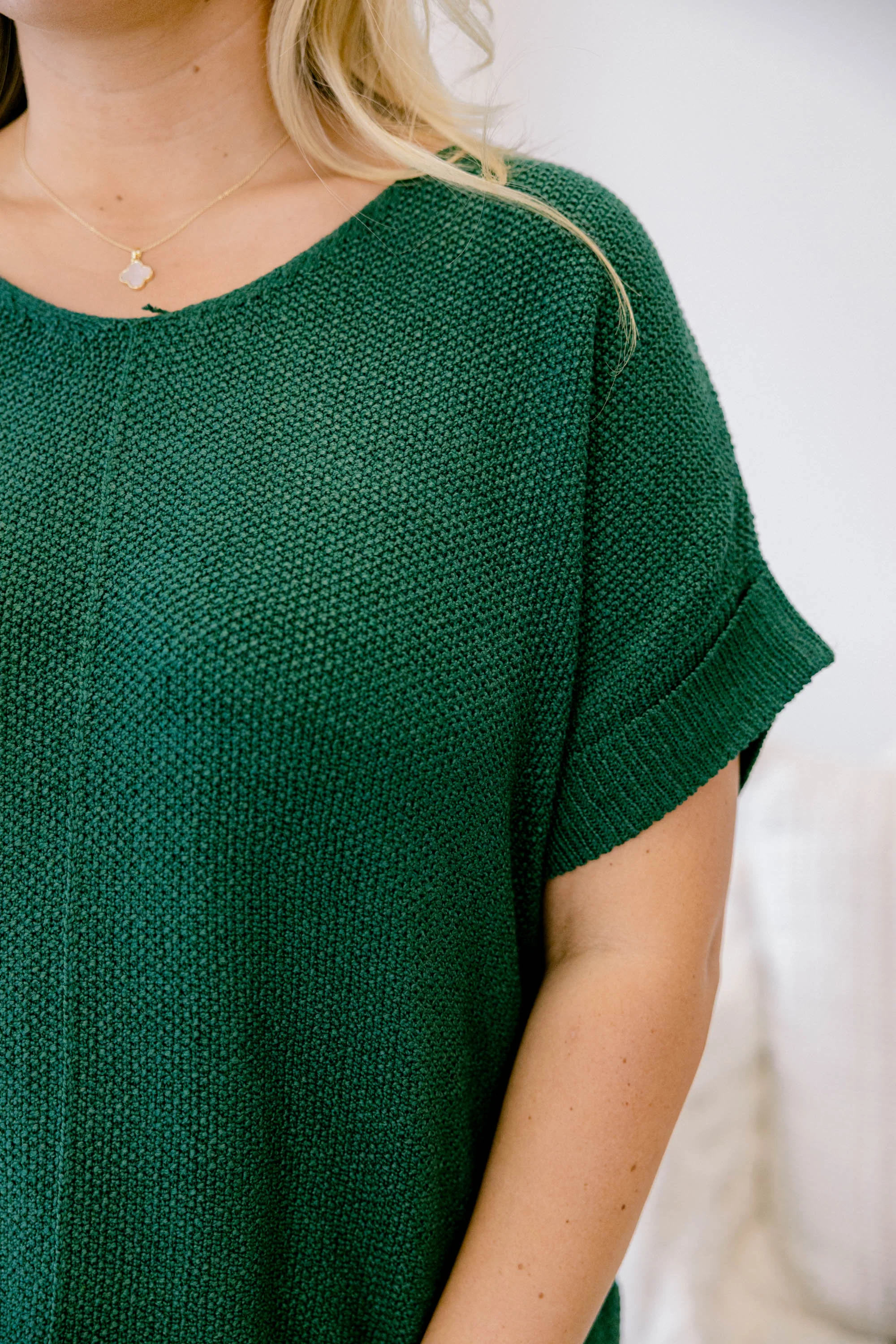 Feels Like The Moment Sweater, Dark Green - Giverhouse