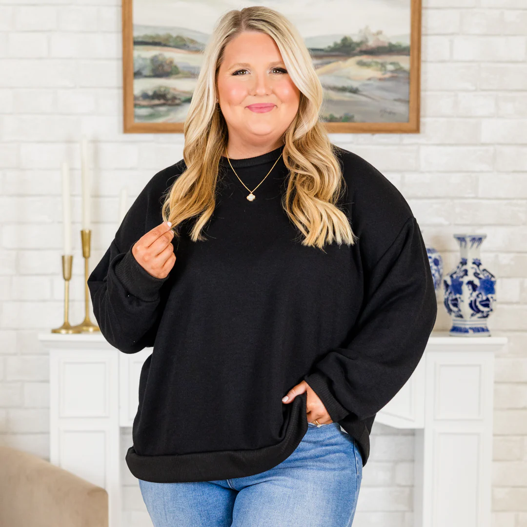 All The Good In Life Top, Black - Giverhouse