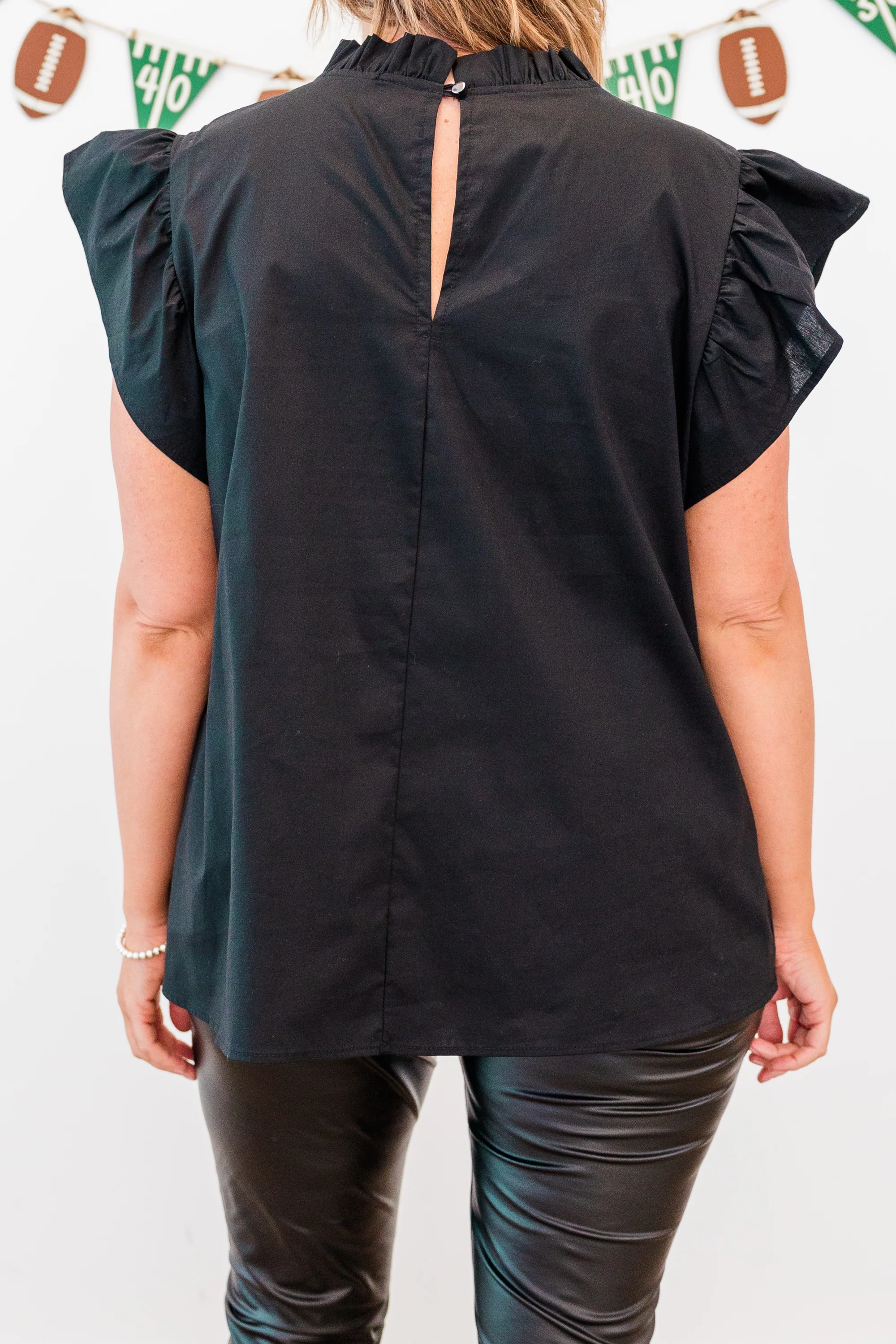 All The Spirit Top, Black-Red - Giverhouse