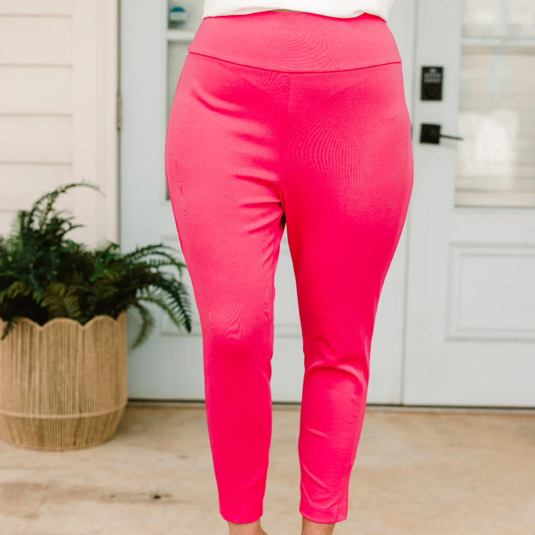 Strut Your Style Pants, Pink Sapphire - Giverhouse