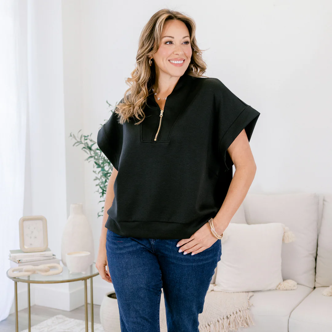 Keepin' It Simple Top, Black - Giverhouse