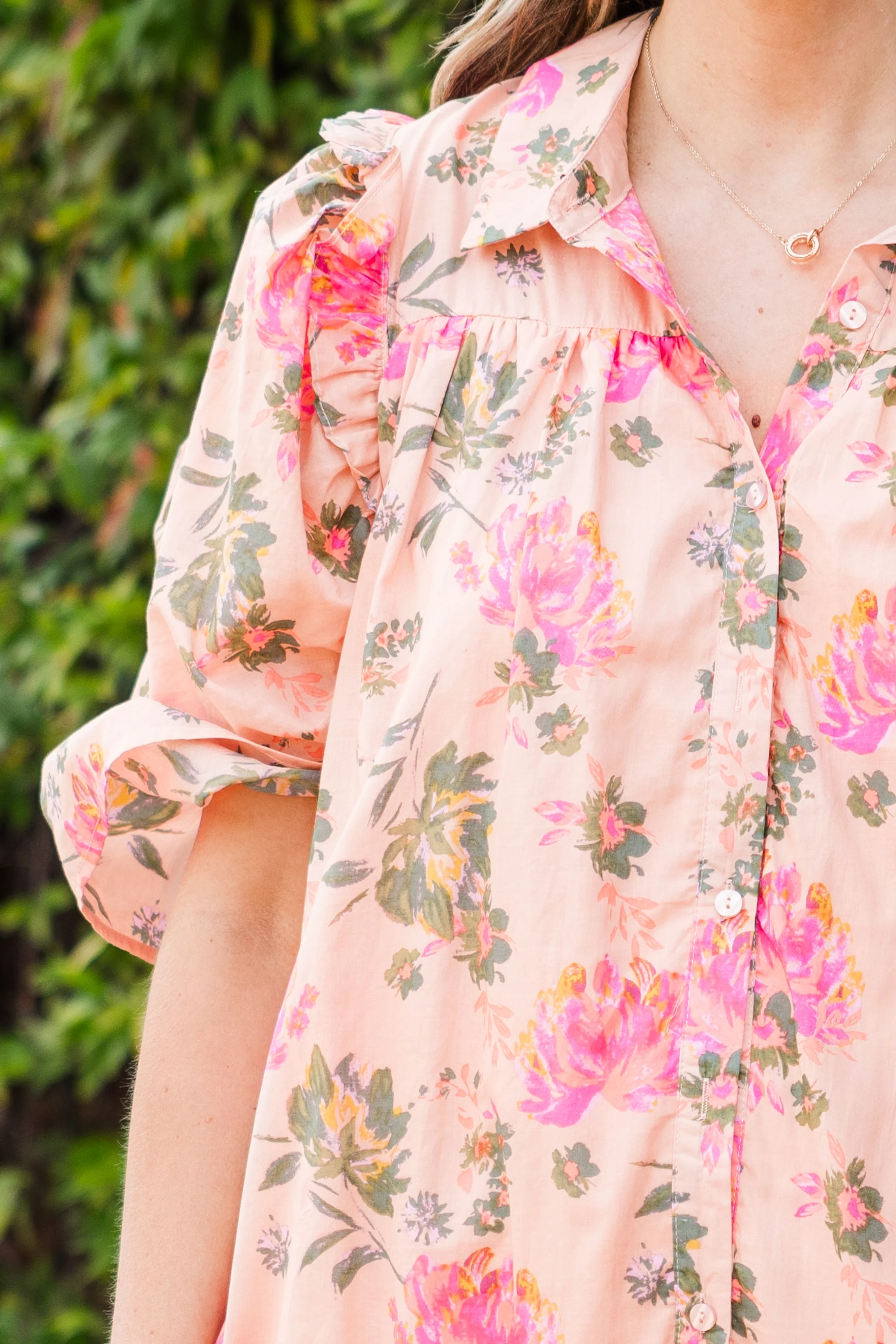 Let's Go Out Tonight Dress, Peach - Giverhouse