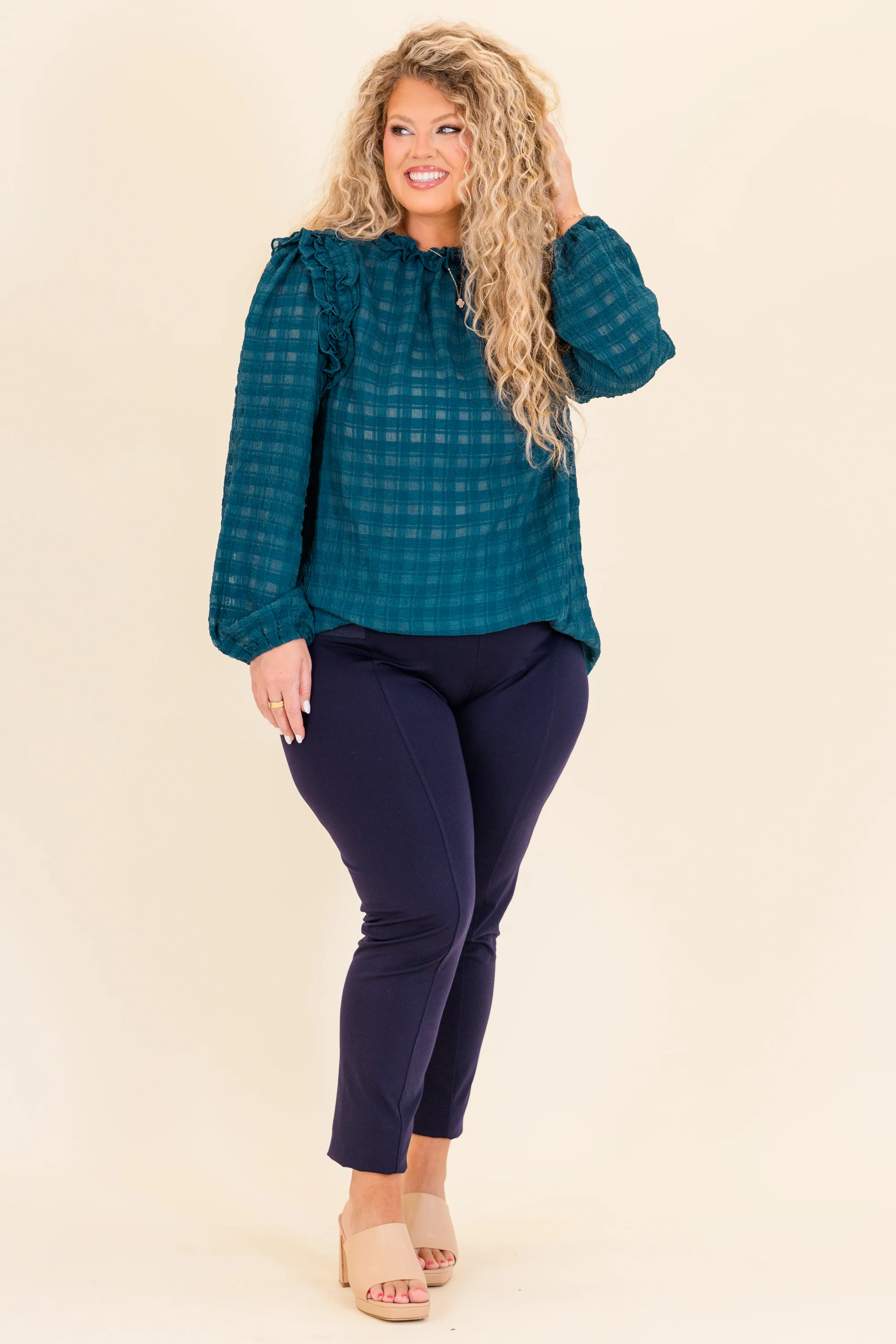 Sweet Thing Top, Teal - Giverhouse