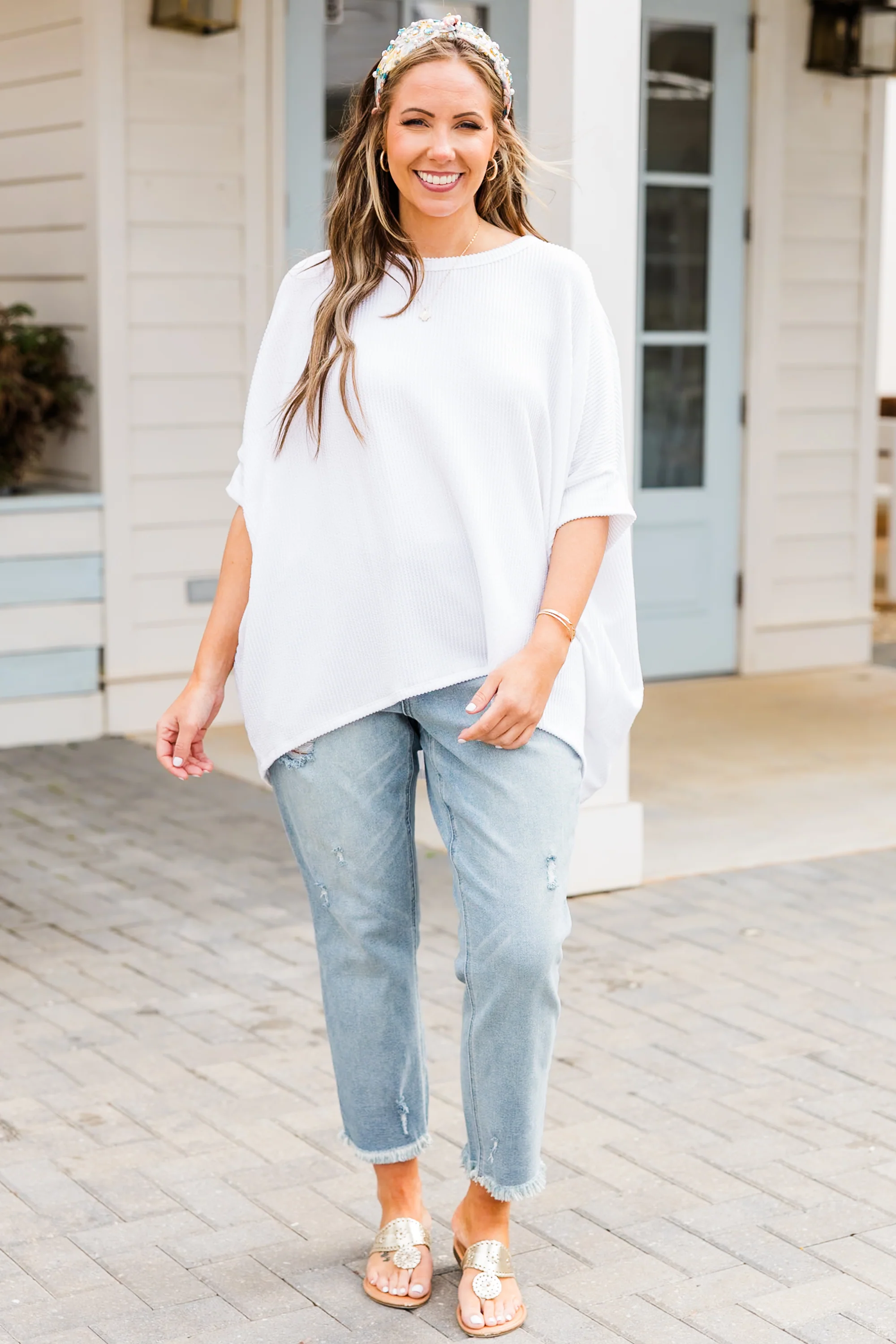 Fierce As Fire Top, Ivory - Giverhouse