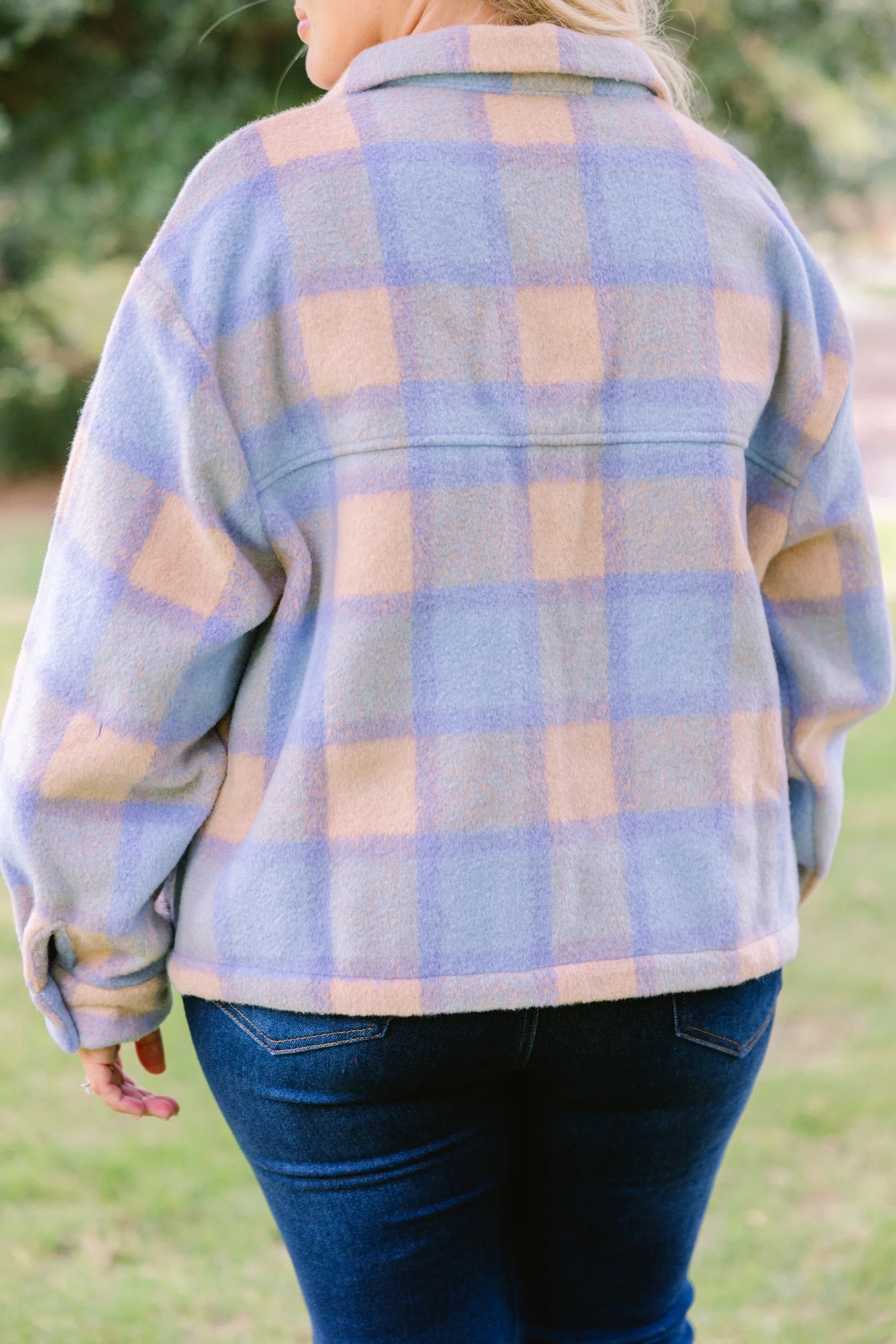 Light On The Horizon Shacket, Blue Multi - Giverhouse