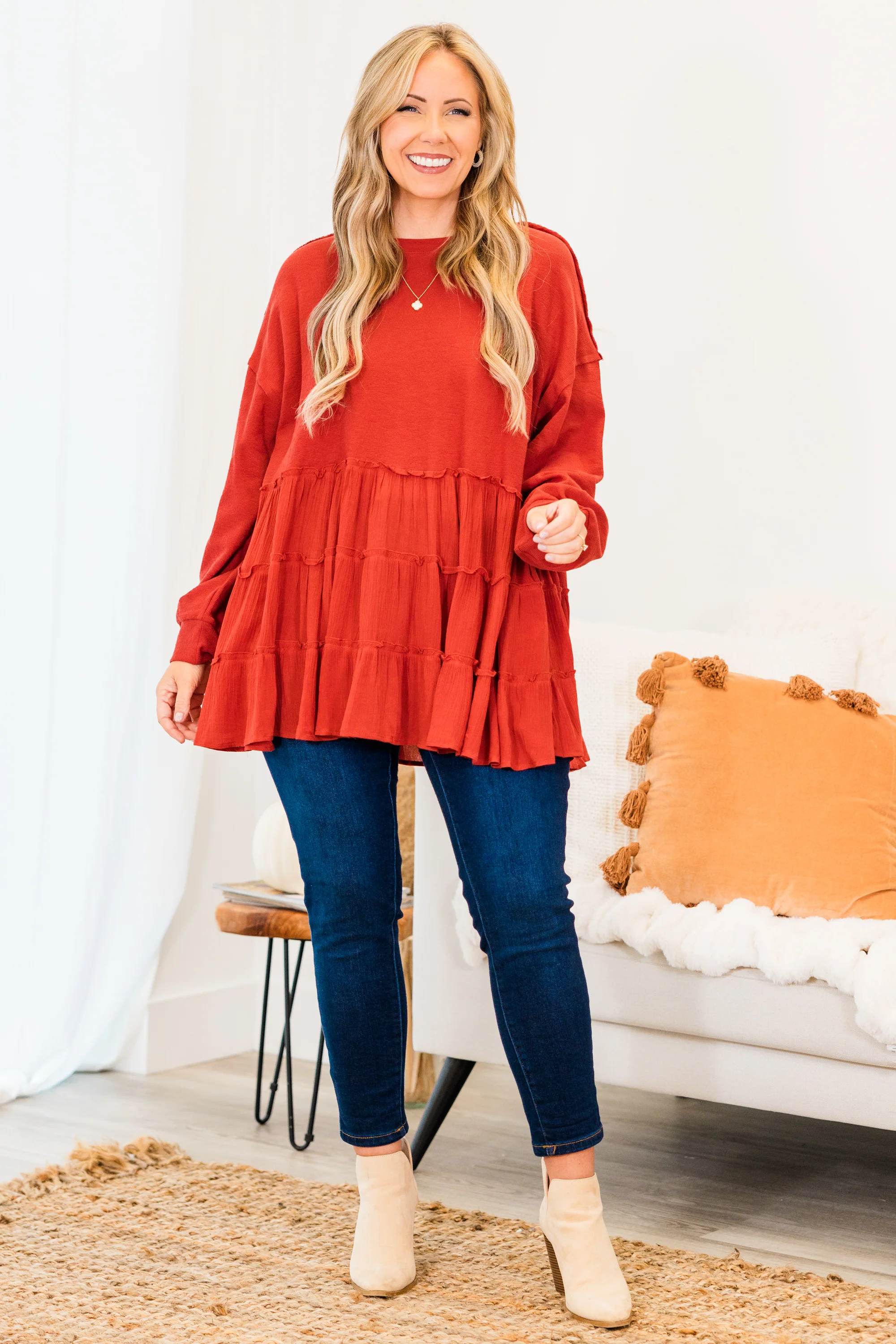 My Kind Of Fun Top, Red - Giverhouse