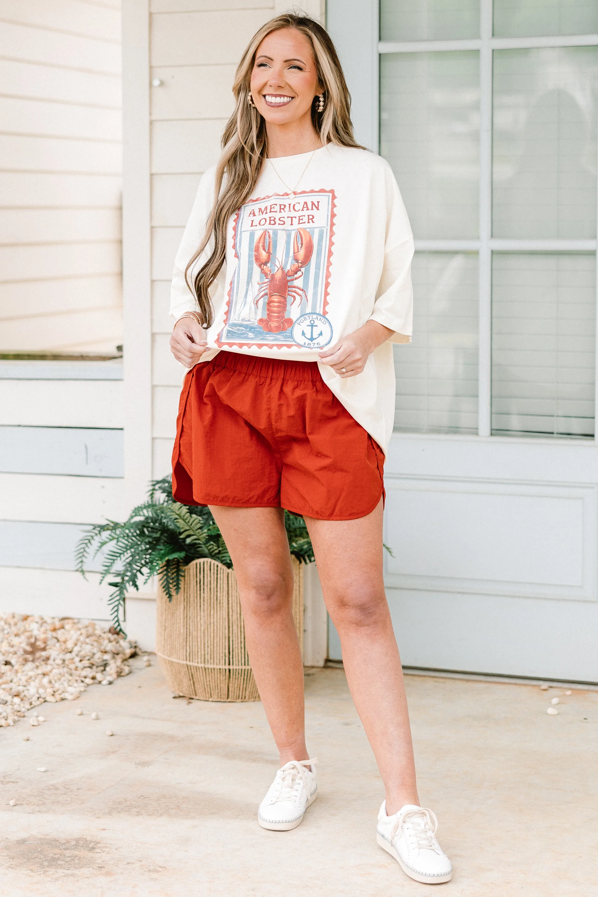 Run The World Shorts, Copper - Giverhouse