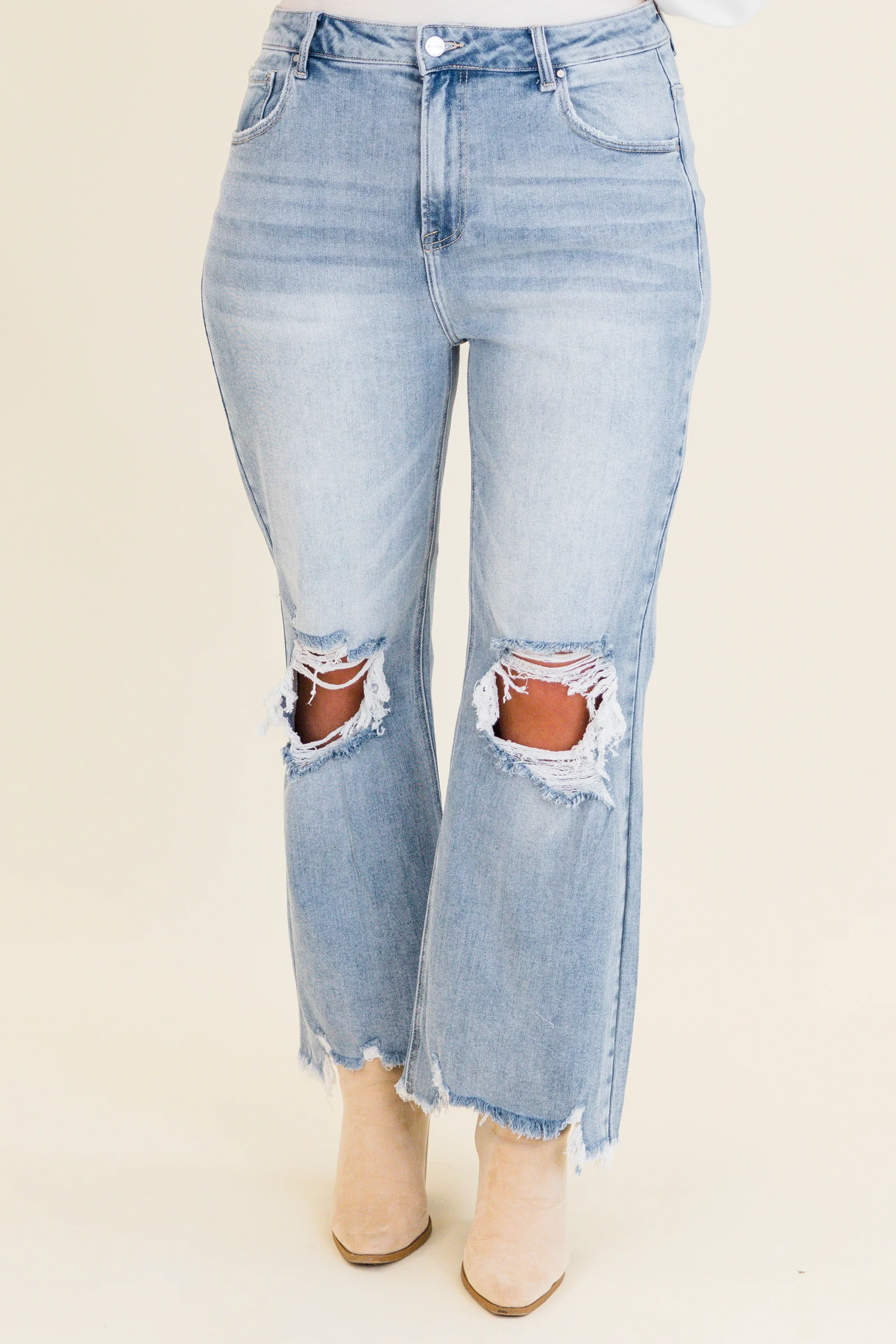 No Secrets Jeans, Light Wash - Giverhouse