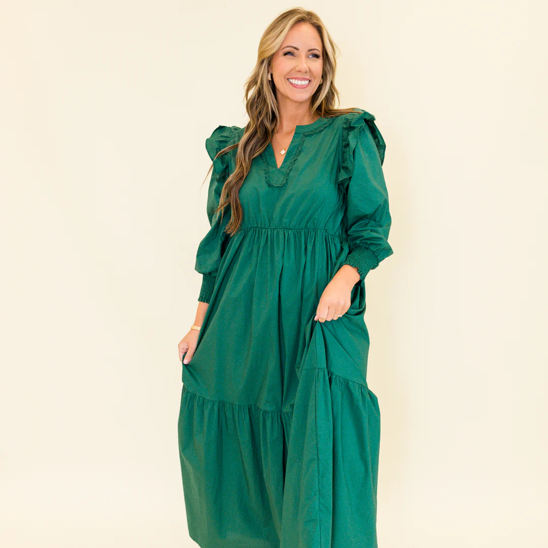Journey of Us Maxi Dress, Green - Giverhouse