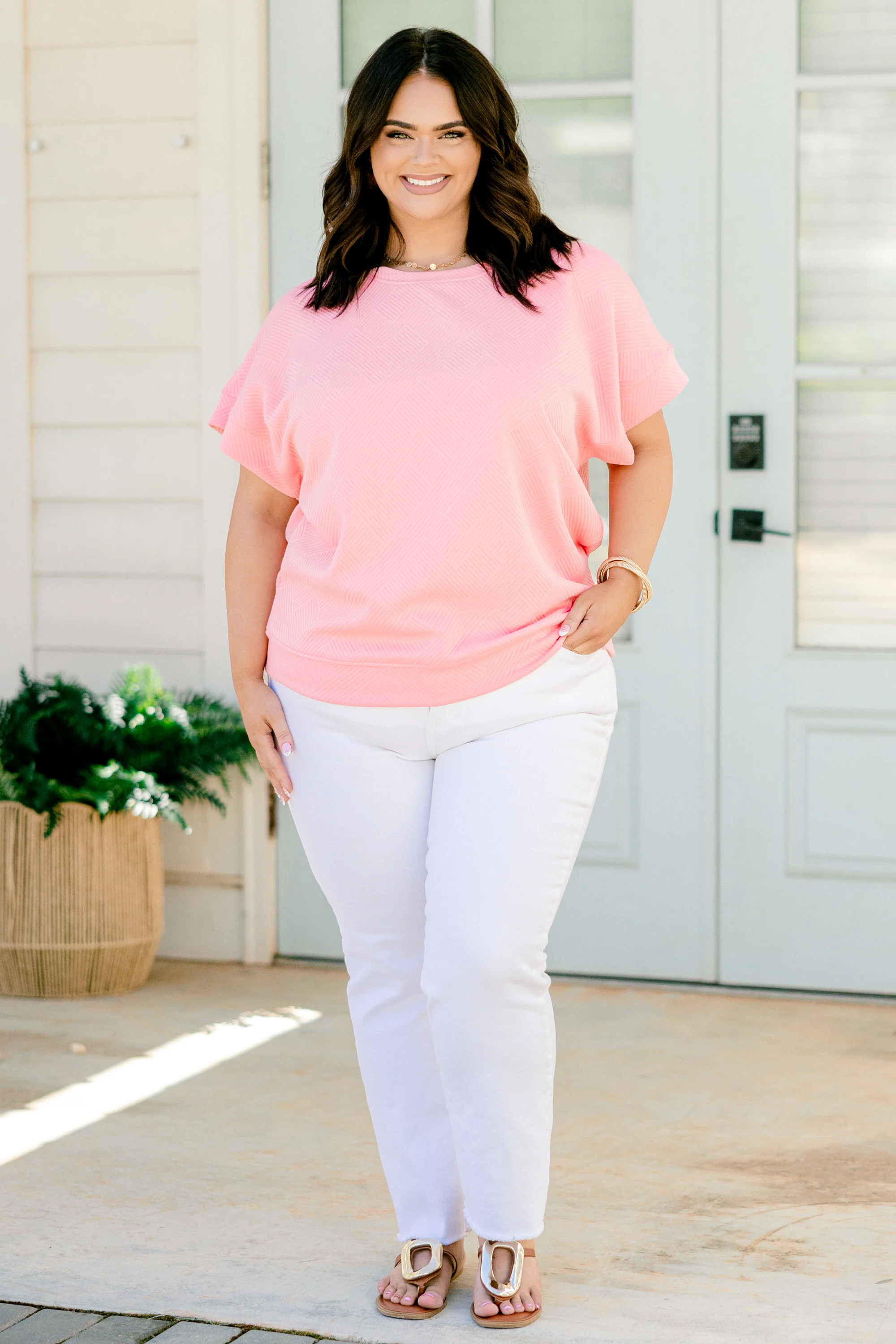 Reserved For You Top, Pink - Giverhouse