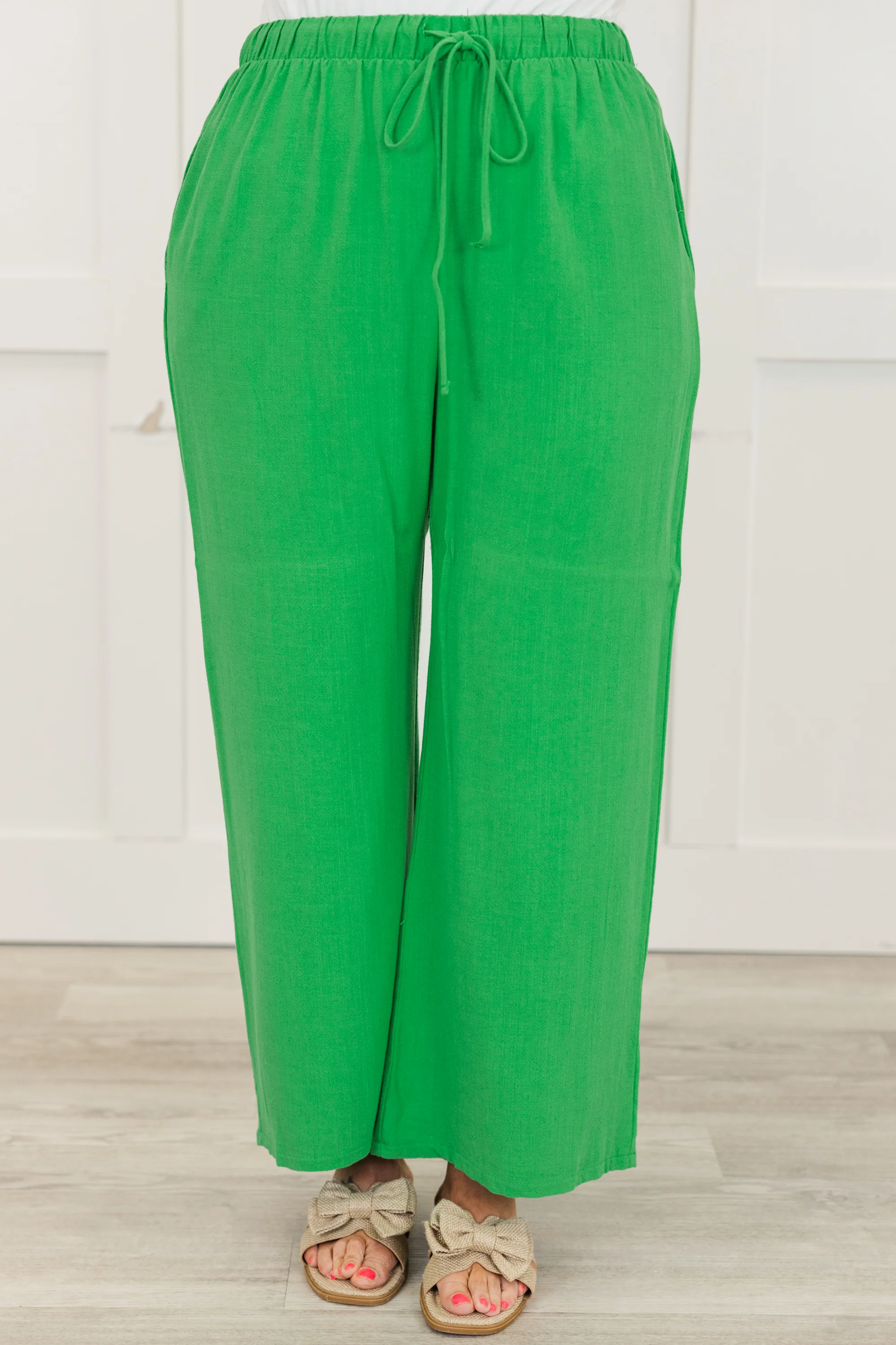 Let It Happen Pants, Kelly Green - Giverhouse