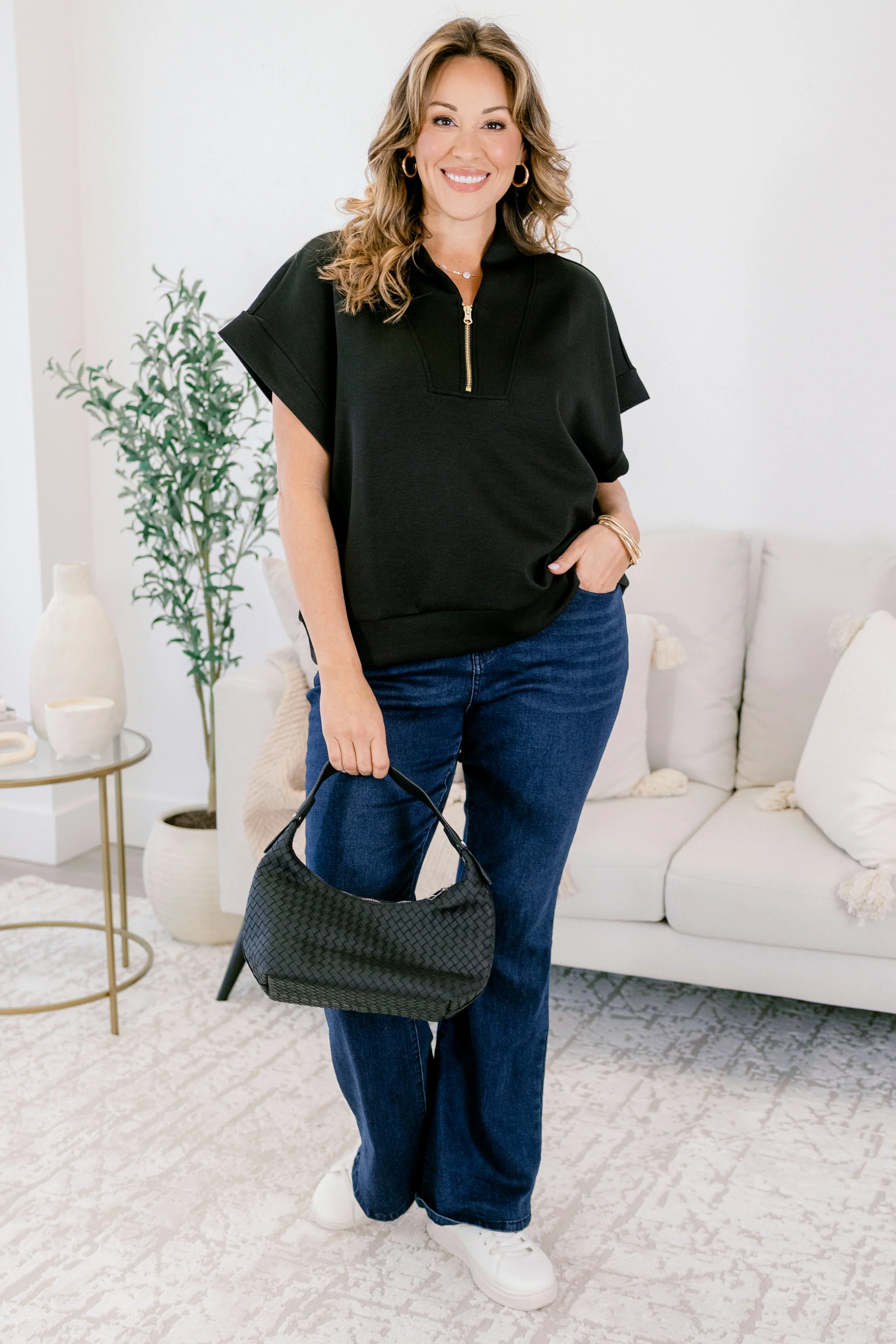 Keepin' It Simple Top, Black - Giverhouse