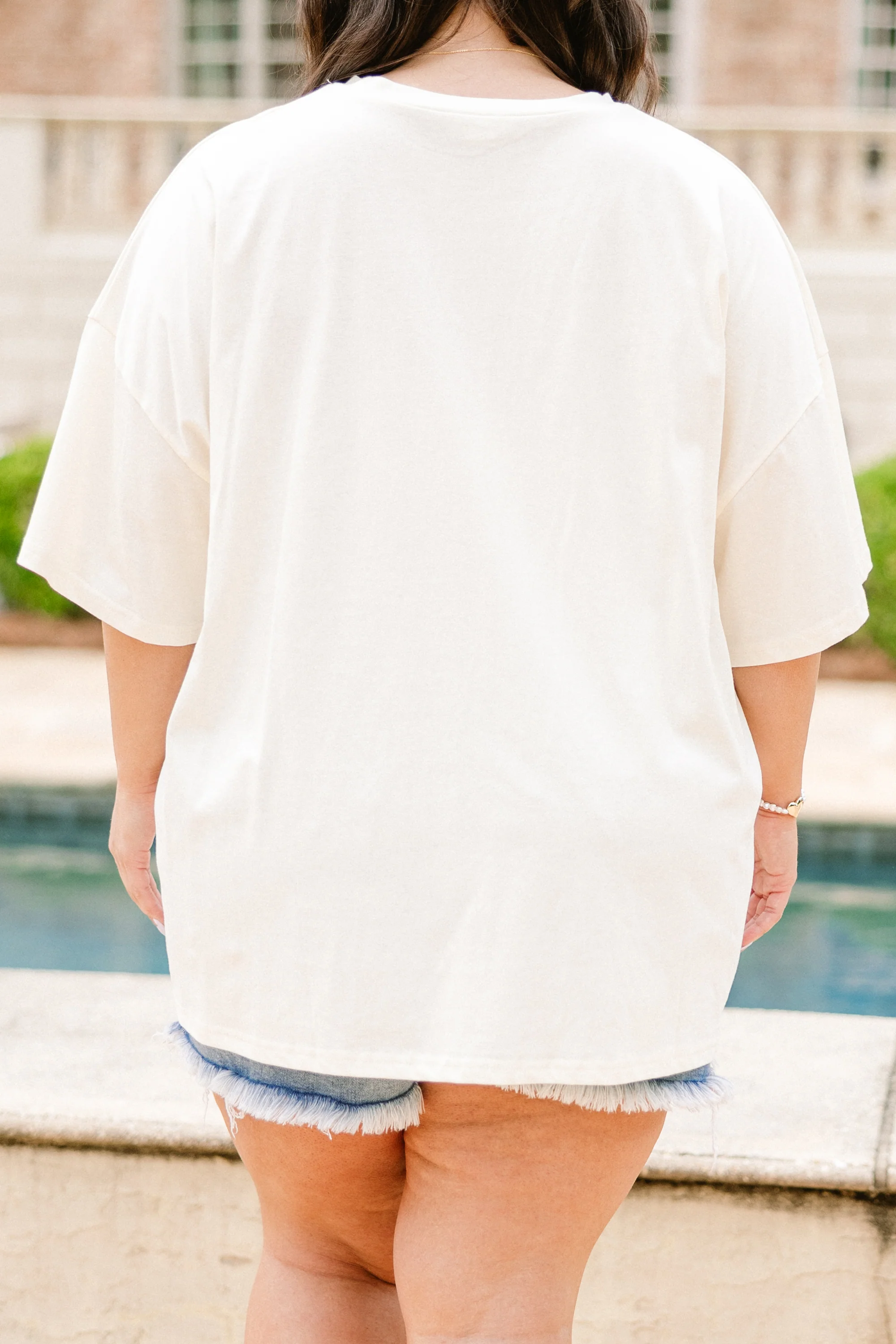 Classic Bride Boyfriend Tee, Ivory - Giverhouse