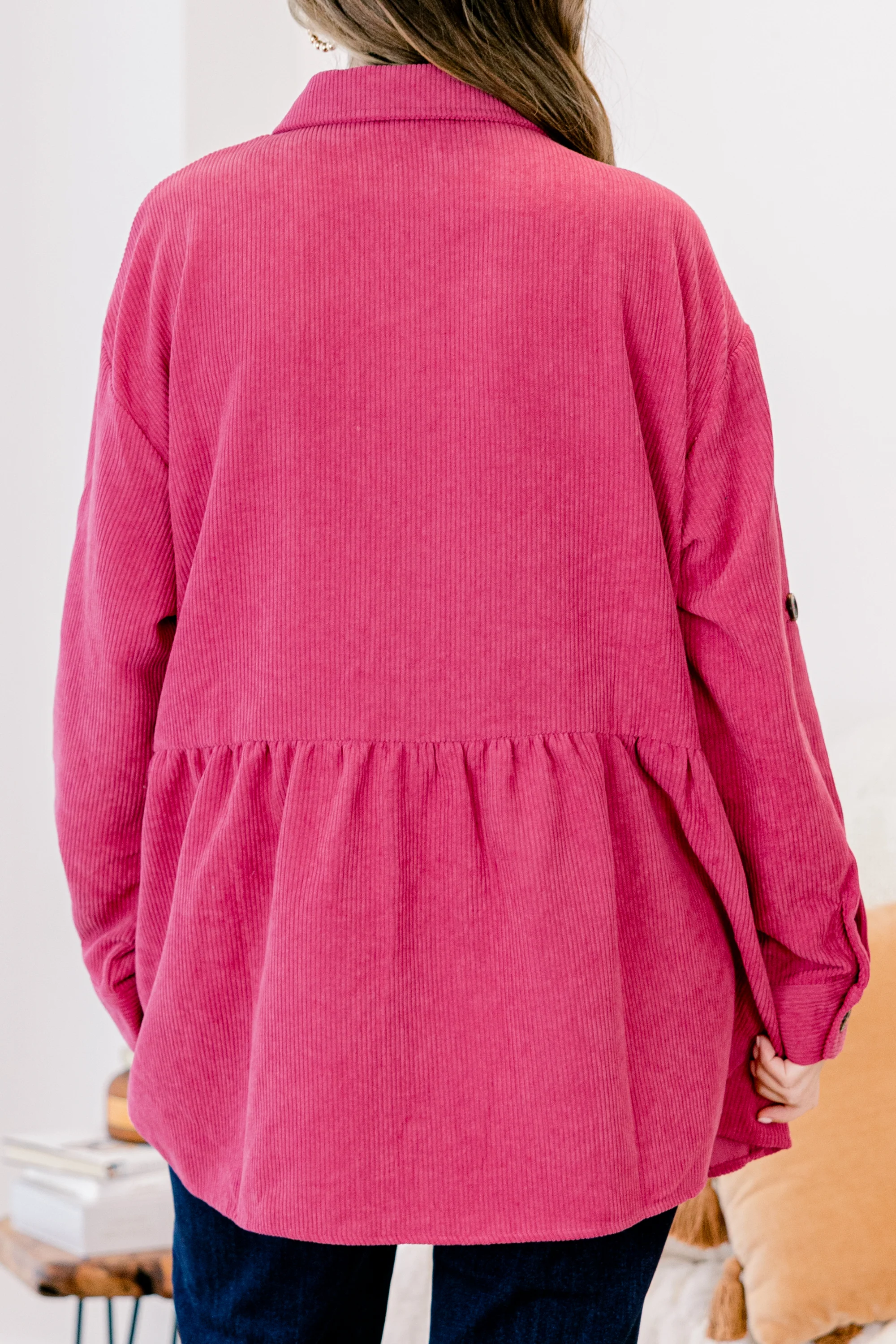 Love Without Limits Shacket, Magenta - Giverhouse