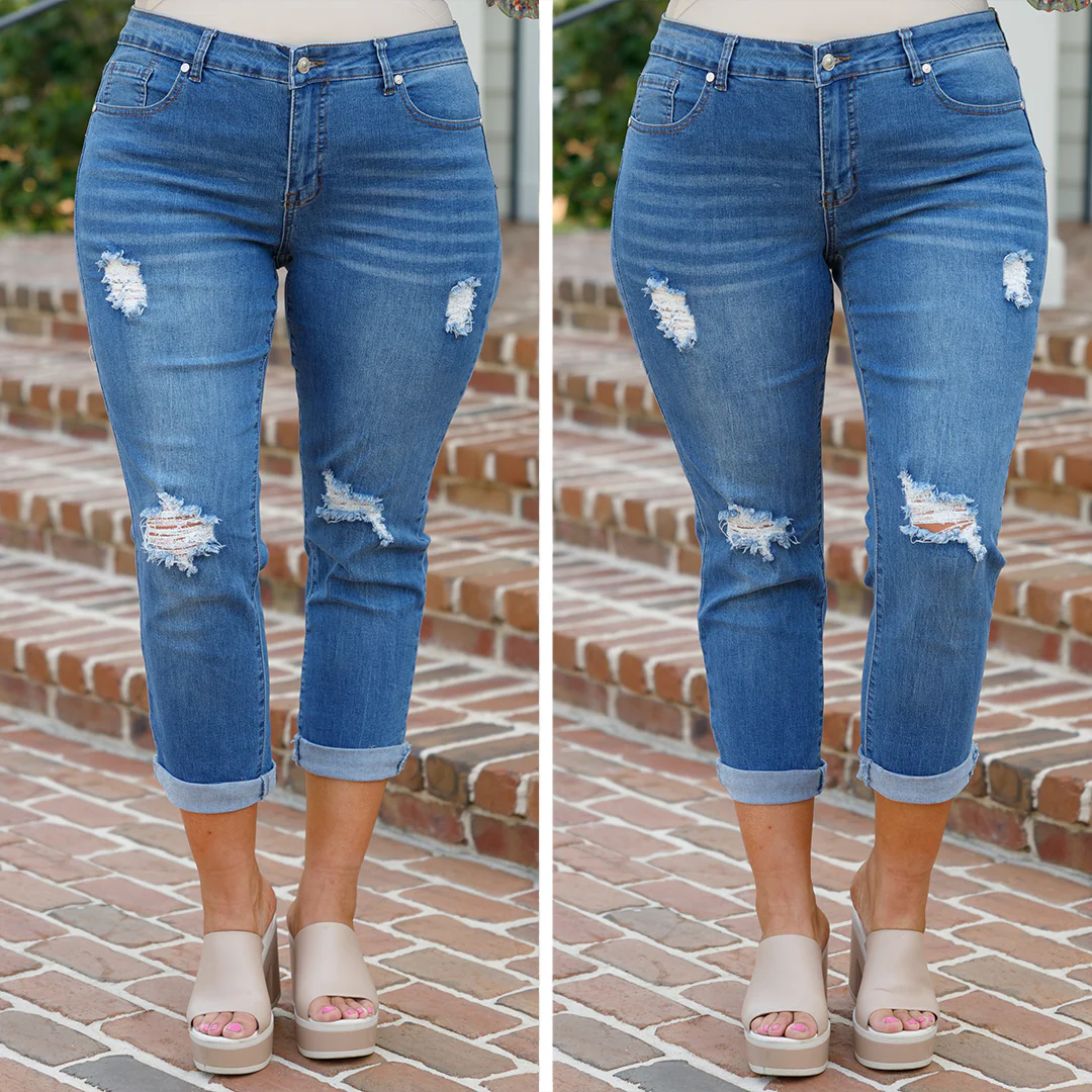 Attractive Jeans, Light Wash - Giverhouse