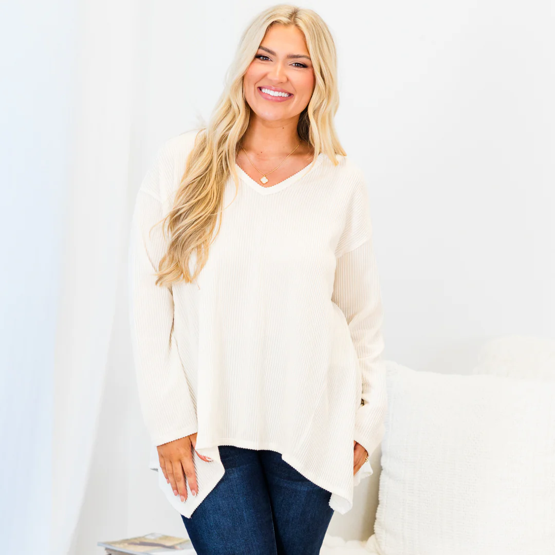 Feel The Same Way Top, Off White - Giverhouse