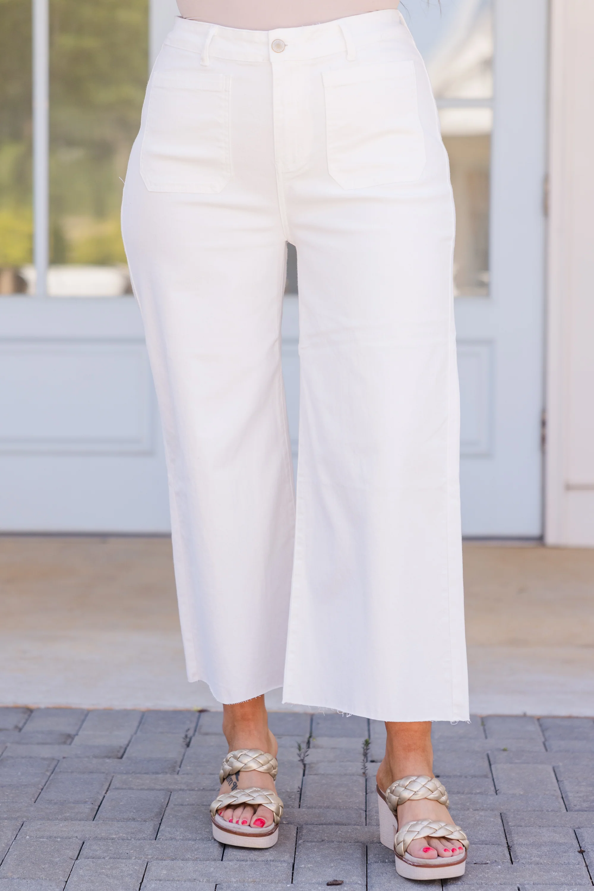 Wash Me Away Jeans, White - Giverhouse