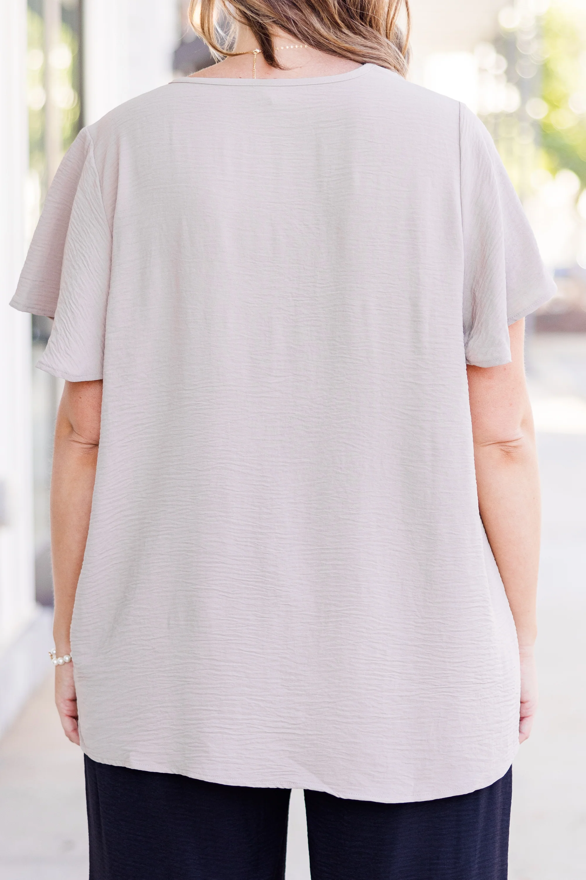 Capital Blouse, Light Mocha - Giverhouse