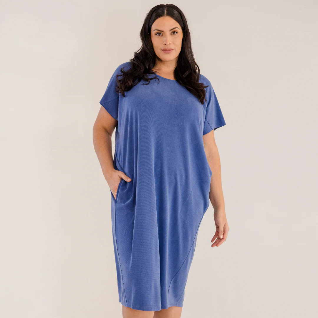Ludlow Dress, Ombre Blue - Giverhouse