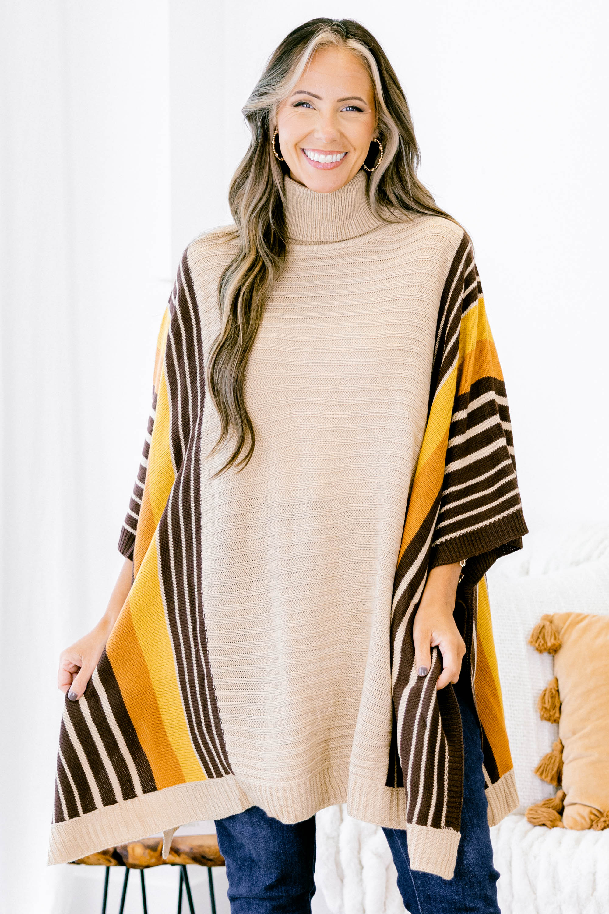 Let's Grab Coffee Tunic, Taupe Mix - Giverhouse