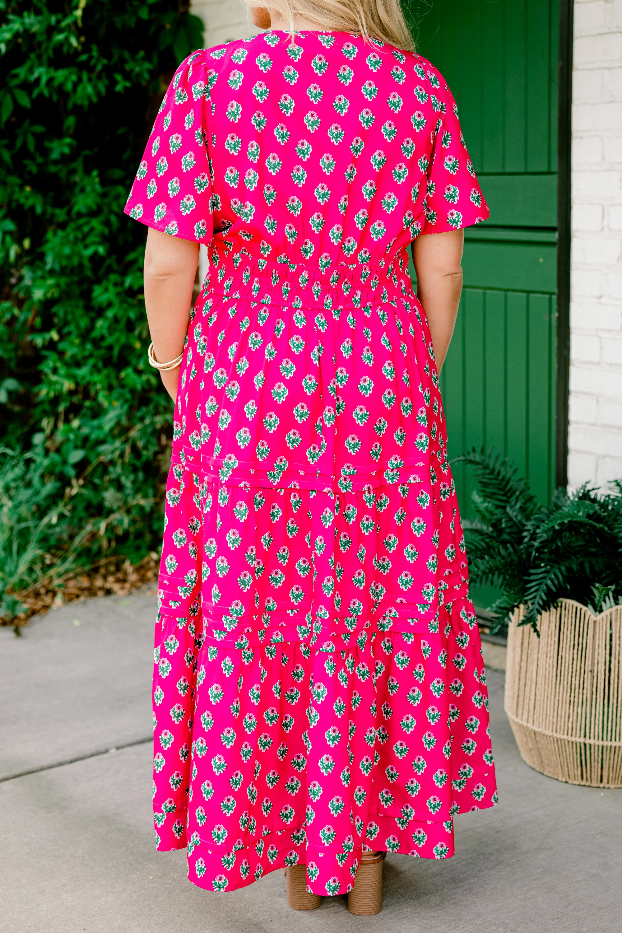 Wish Me Joy Dress, Fuchsia Mix - Giverhouse