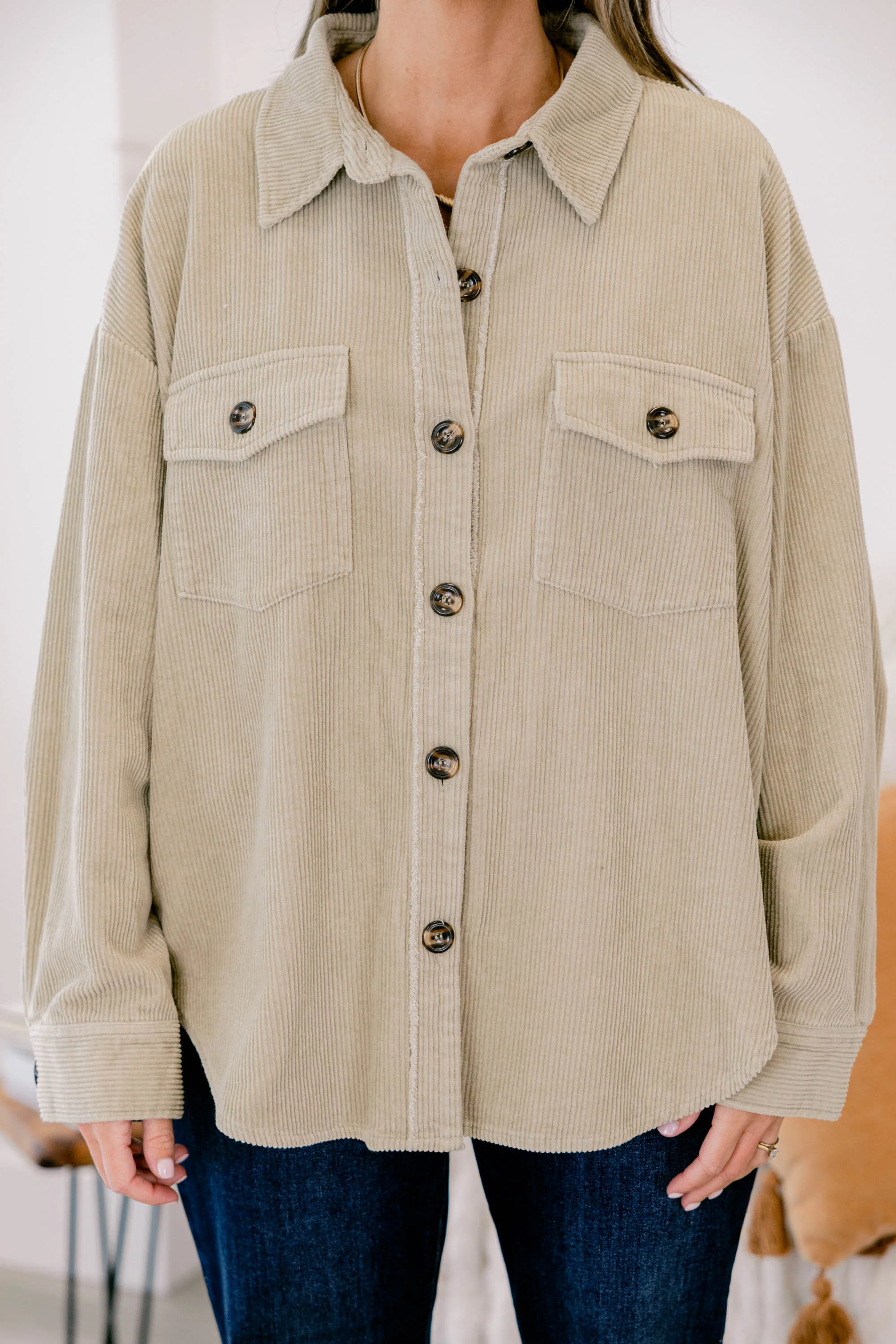 Nature Lover Shacket, Natural - Giverhouse