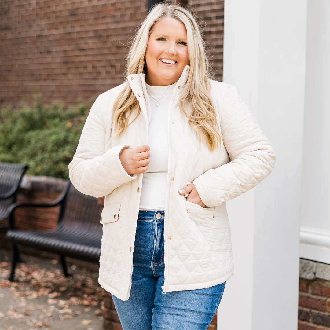 Majestic Motion Jacket, Cream - Giverhouse