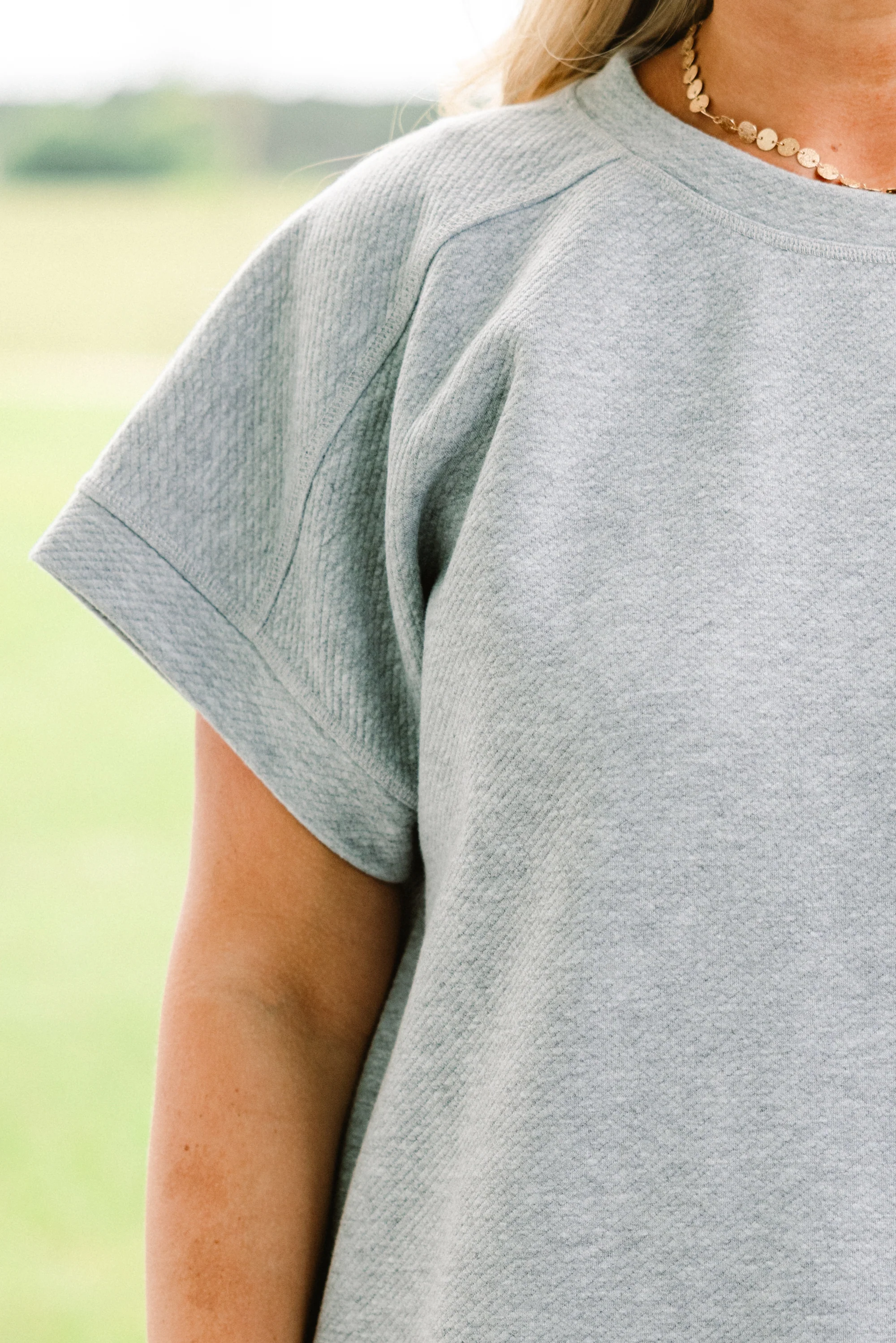 Always The Same Thing Top, Heather Gray - Giverhouse