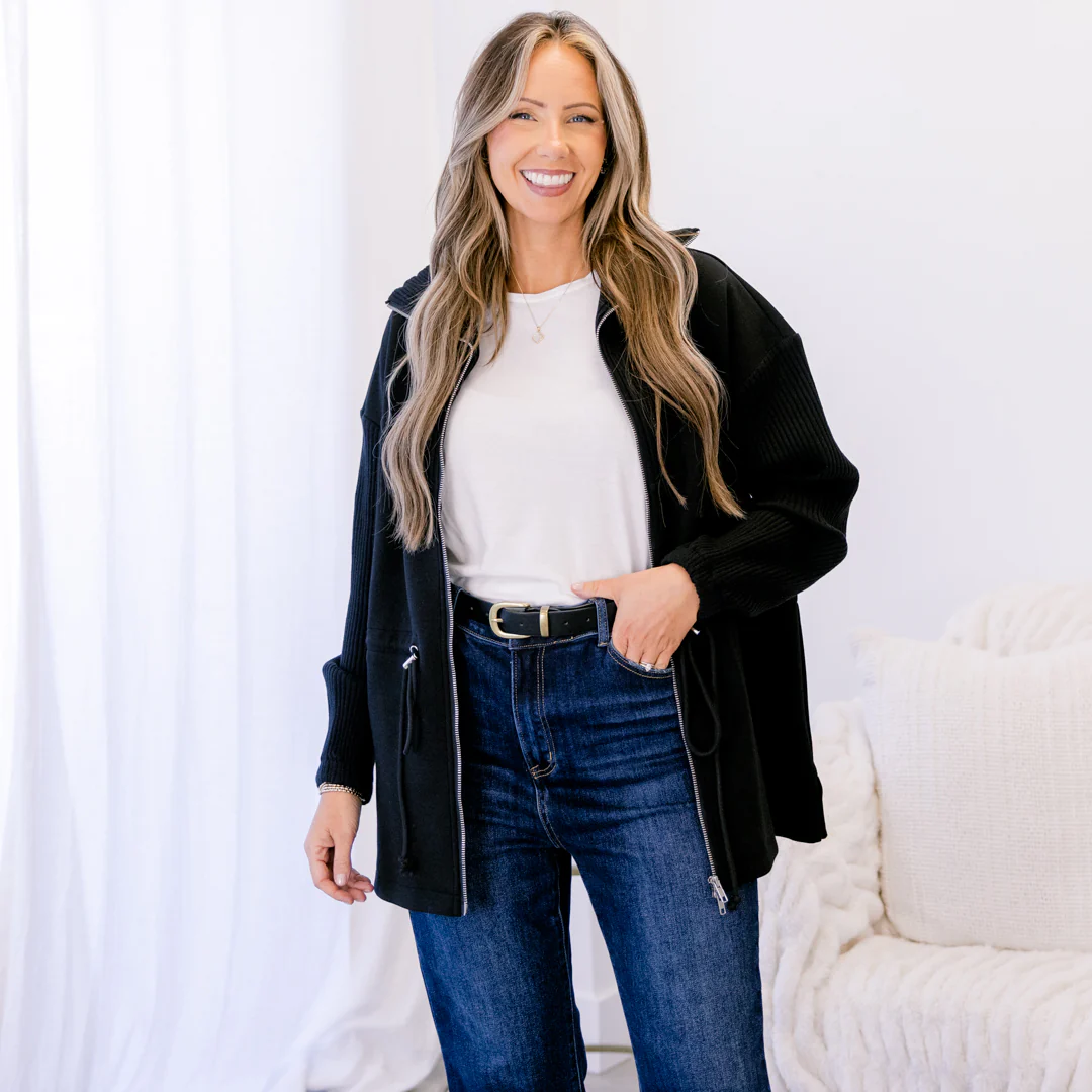 Gather Around The Fire Jacket, Black - Giverhouse