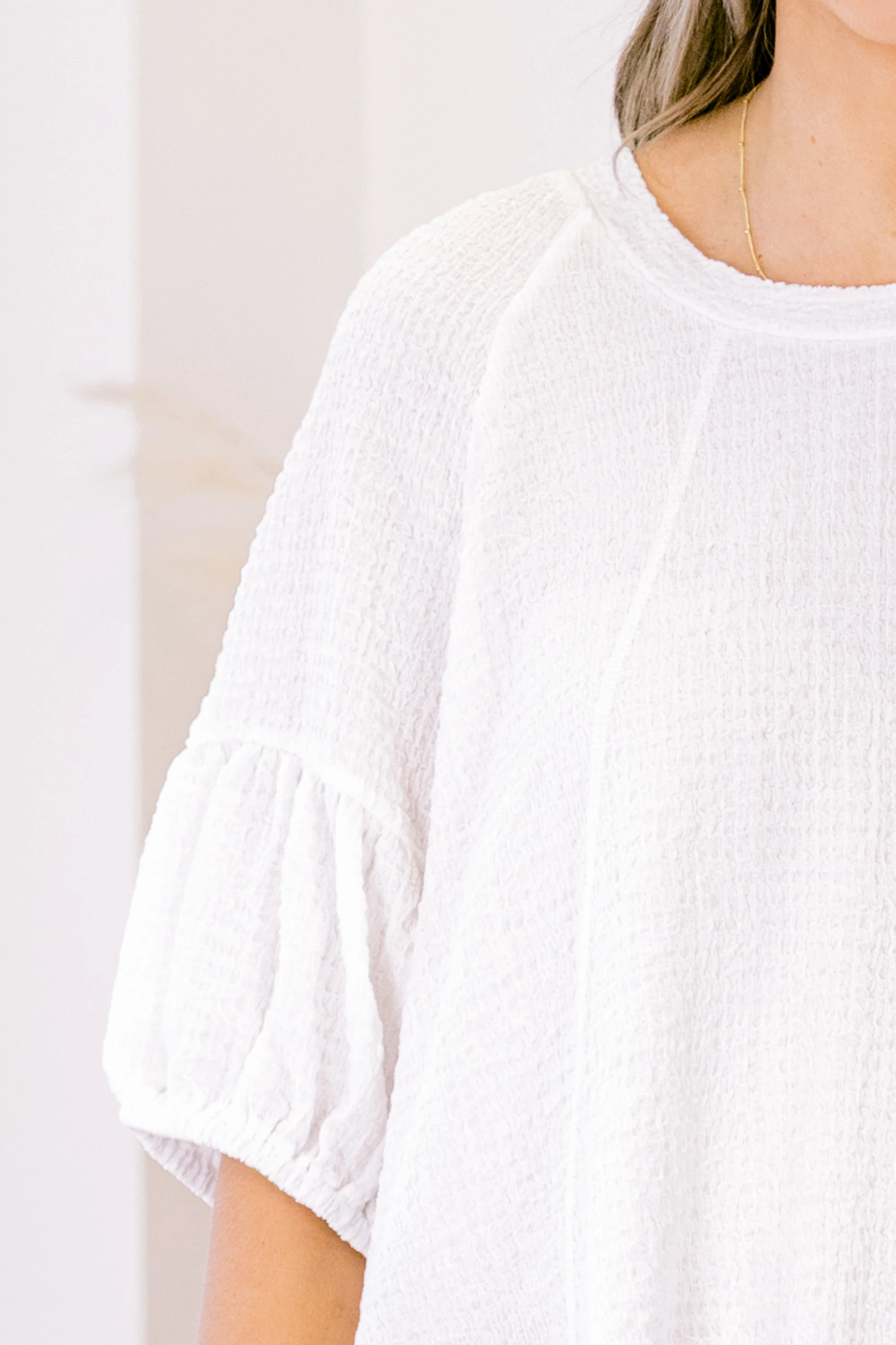 No Off Days Top, White - Giverhouse