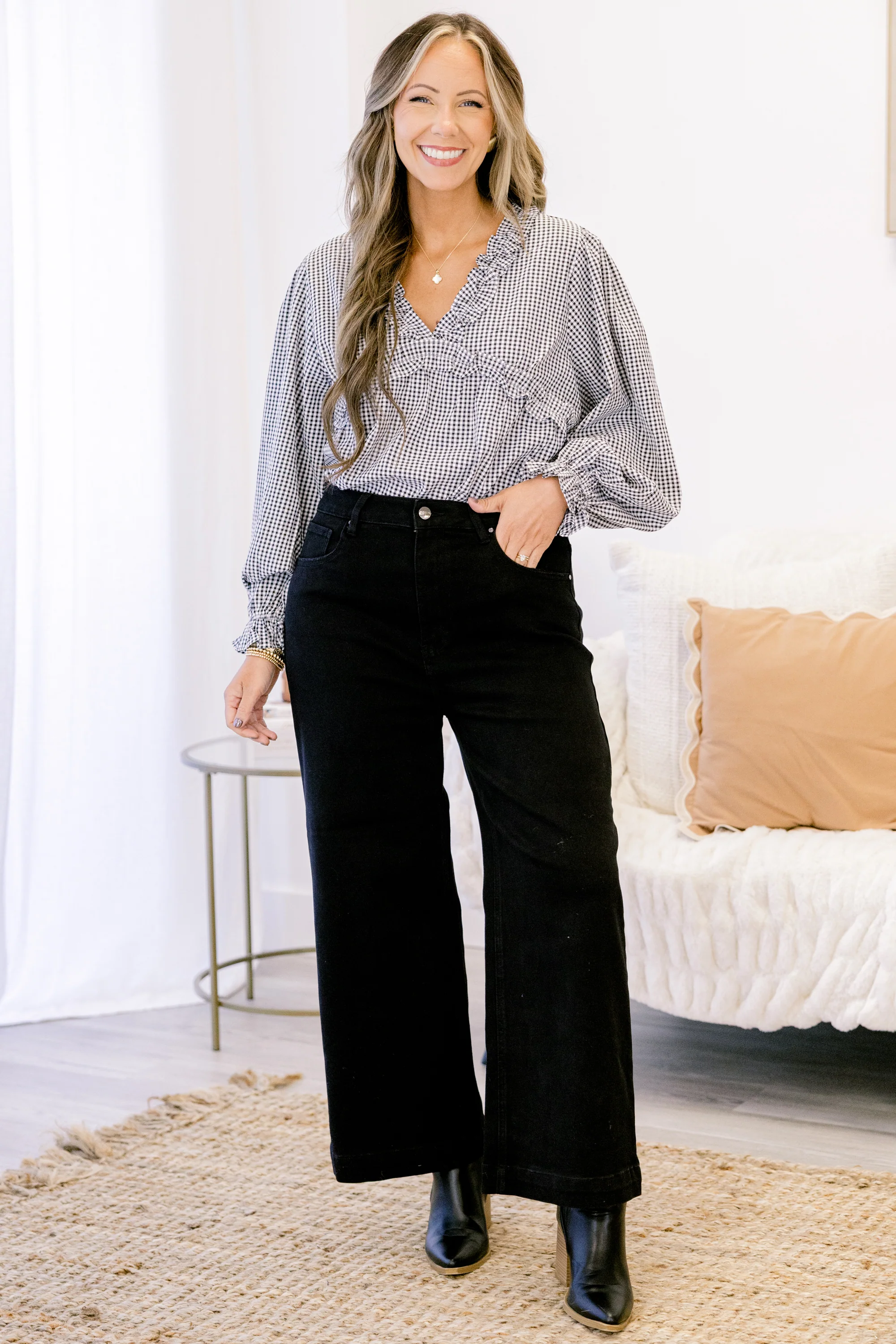 Set Up For Success Jeans, Black - Giverhouse