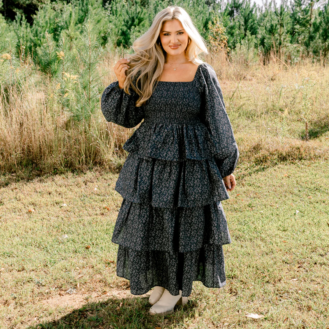 A Defining Moment Dress, Navy - Giverhouse