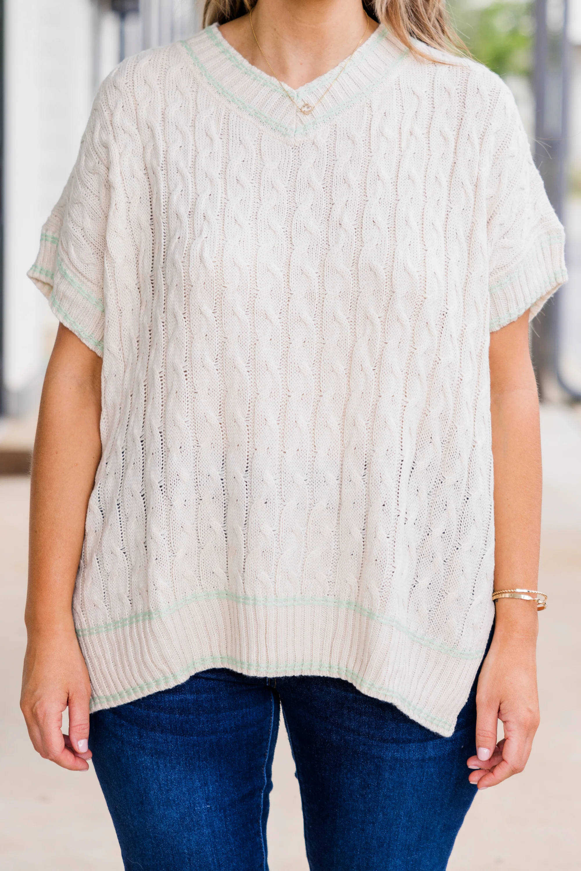 Call Me Later Top, Oatmeal - Giverhouse