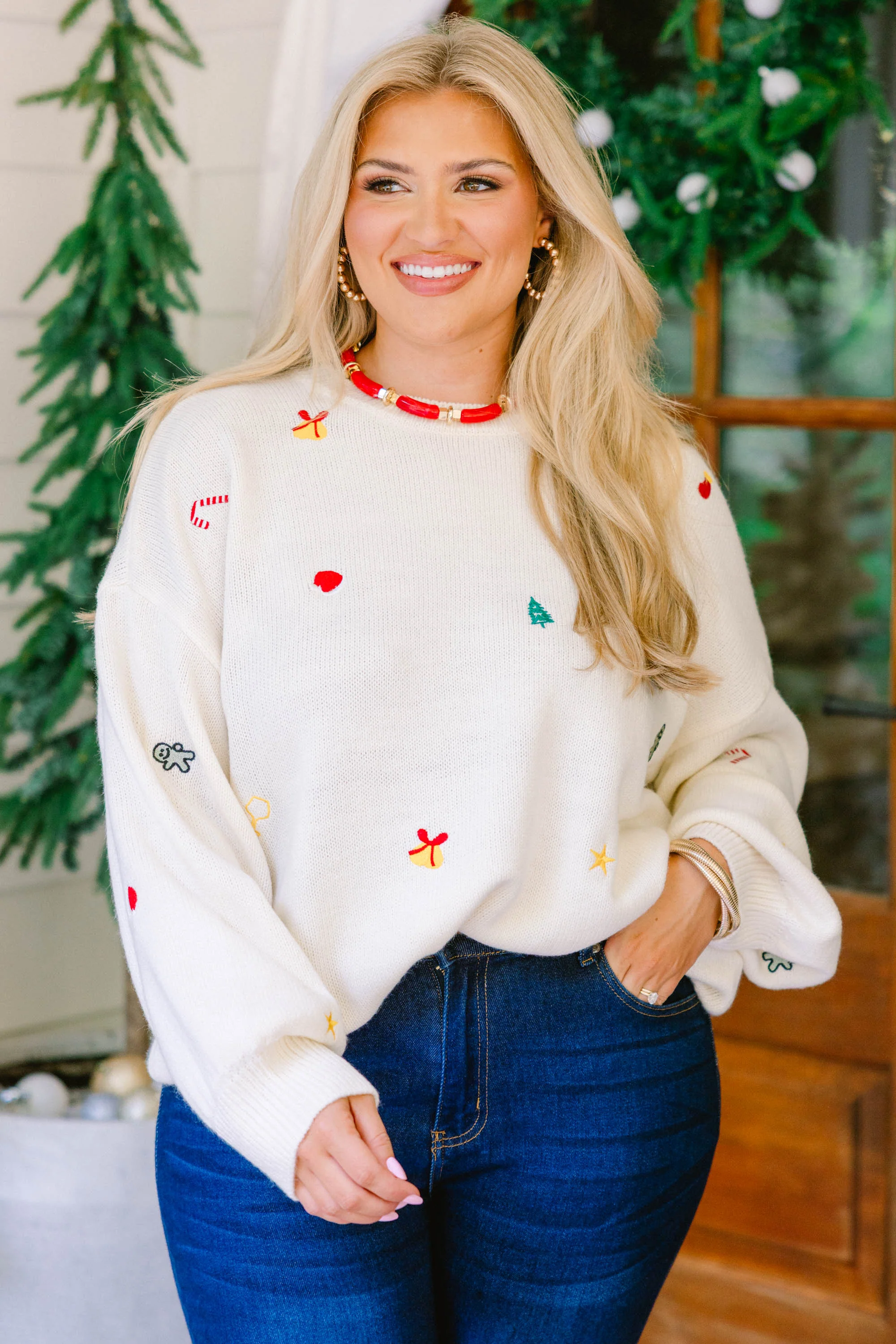 Pure Comfort Sweater, Cream - Giverhouse