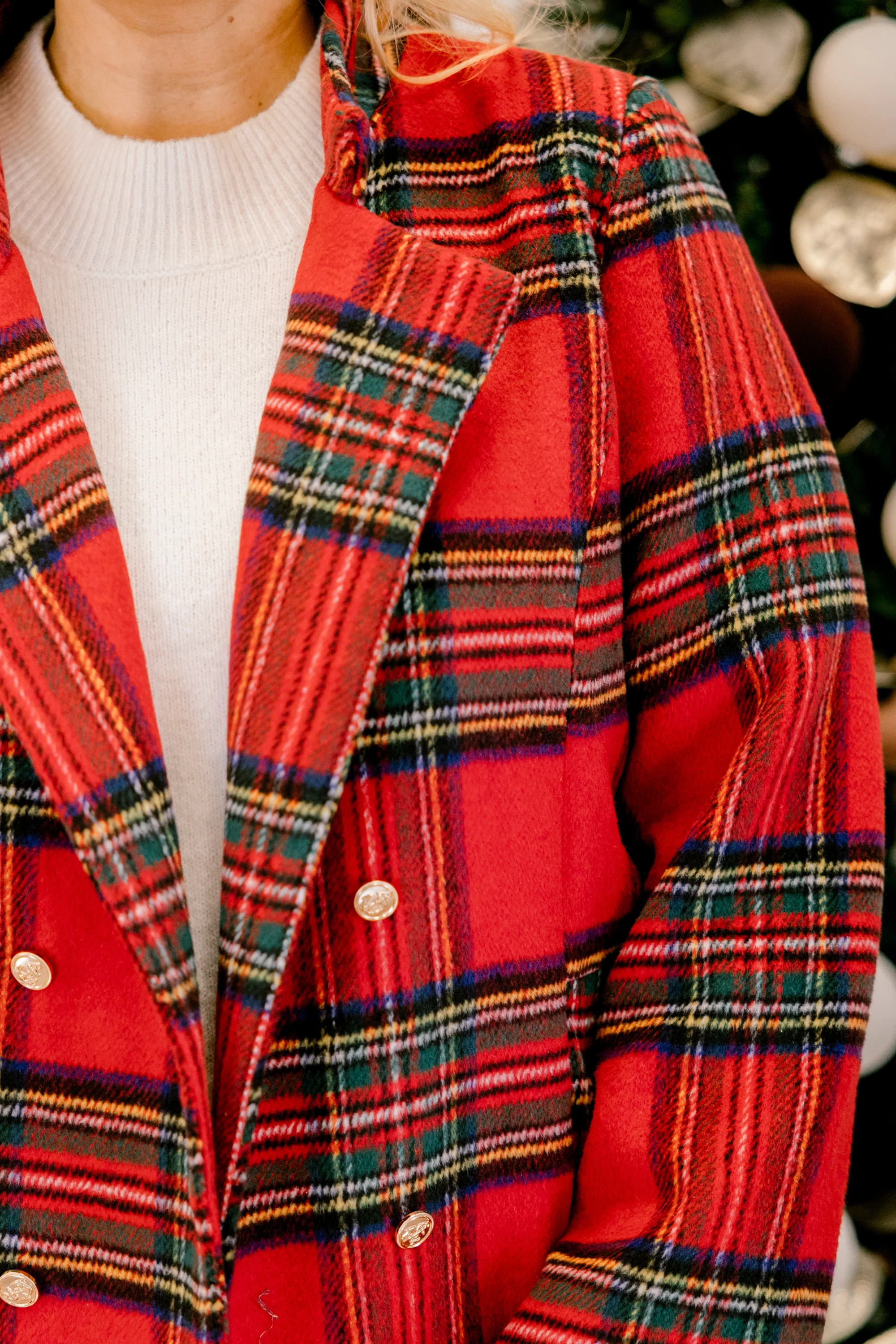 This City Is Mine Coat, Red - Giverhouse