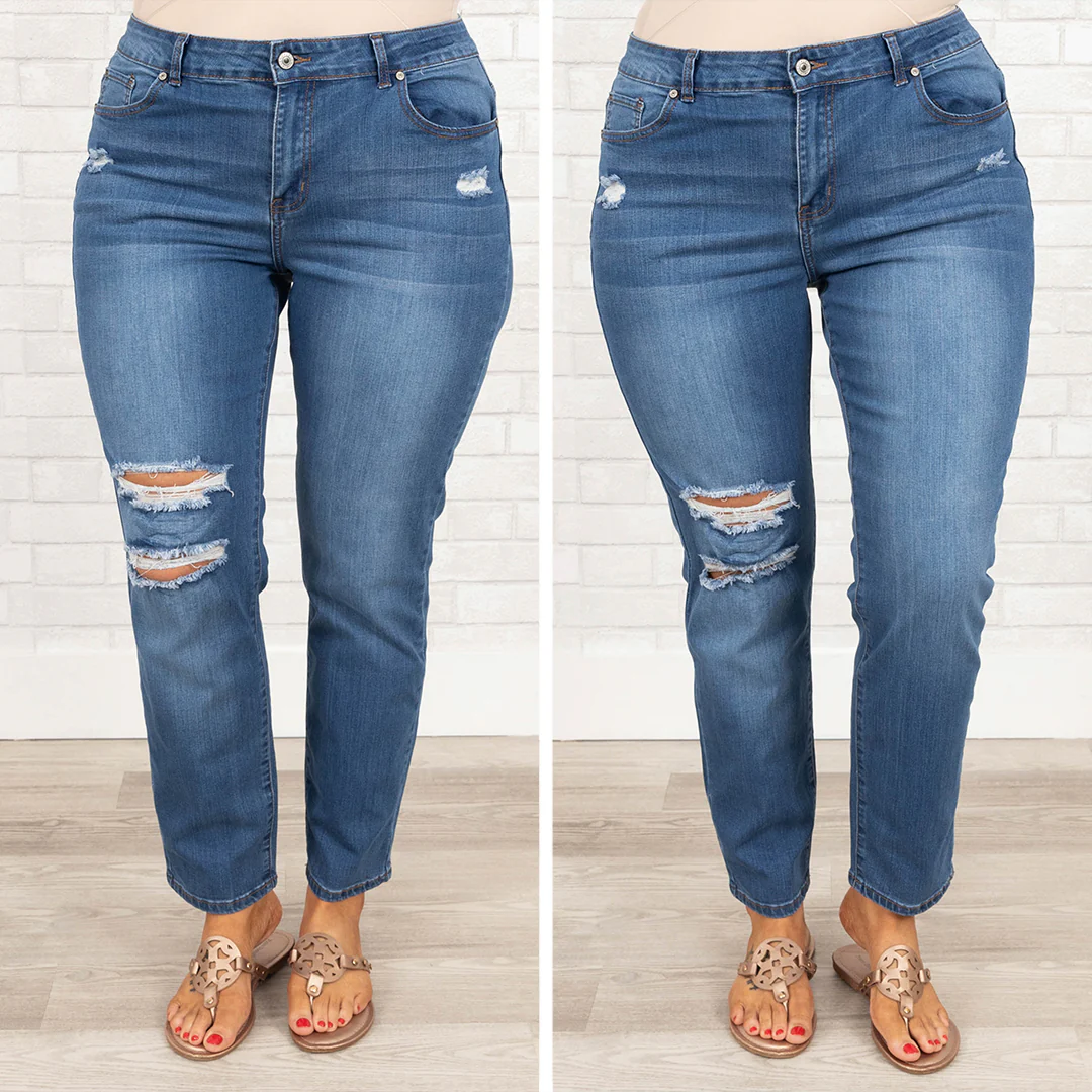 I Look Good Jeggings, Medium Wash - Giverhouse