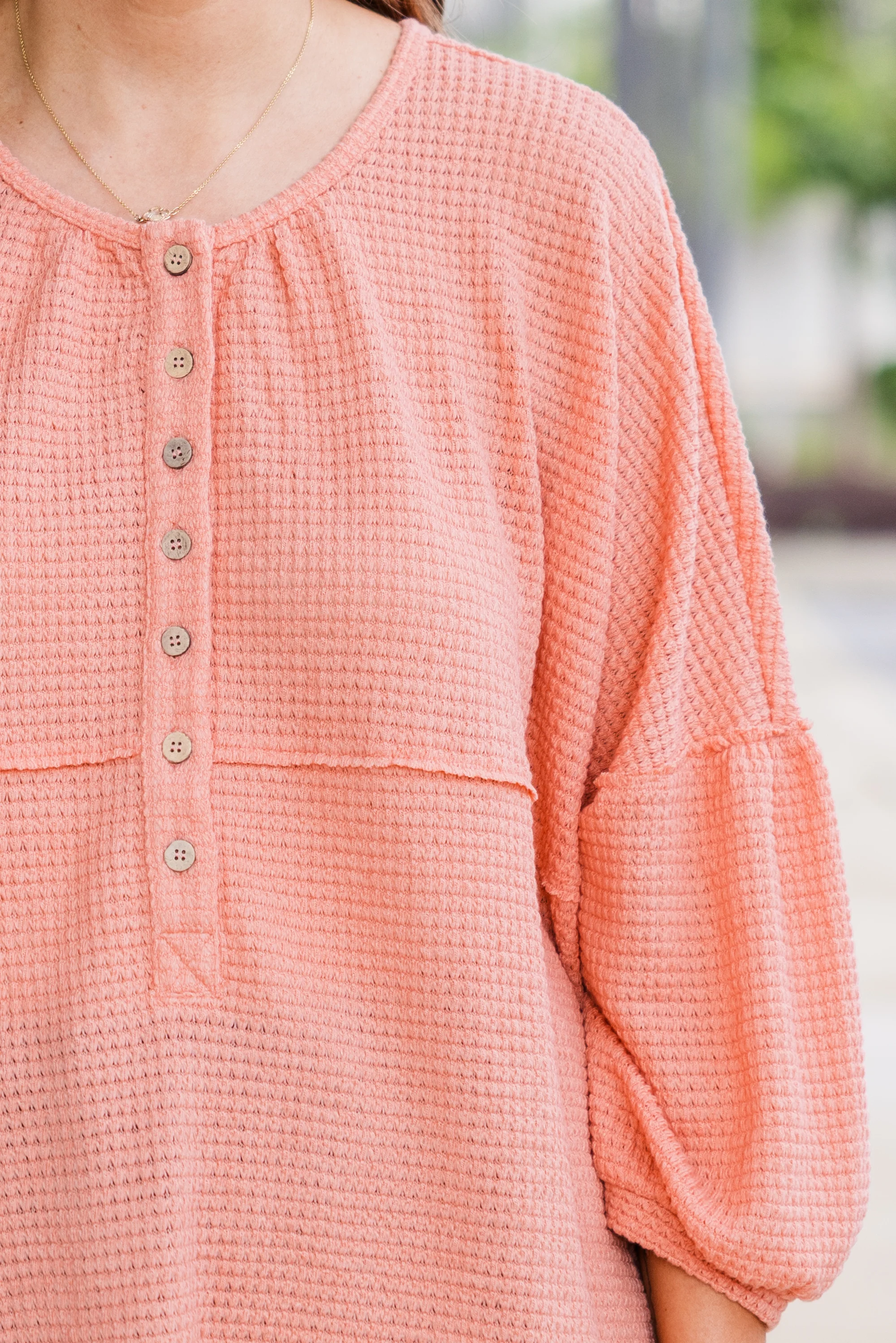 Eternal Embrace Top, Peach - Giverhouse