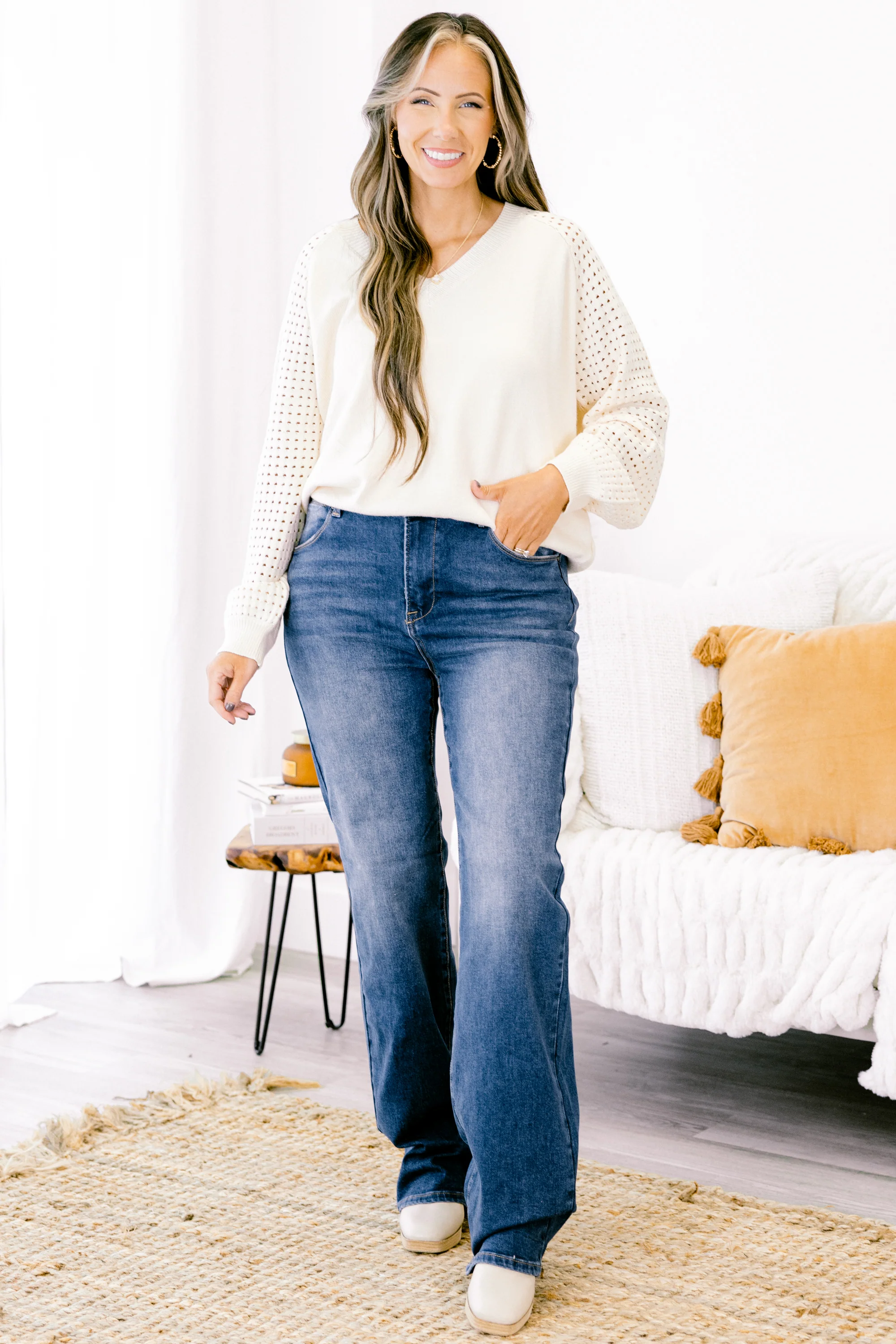 Kind Eyes Jeans, Dark Wash - Giverhouse