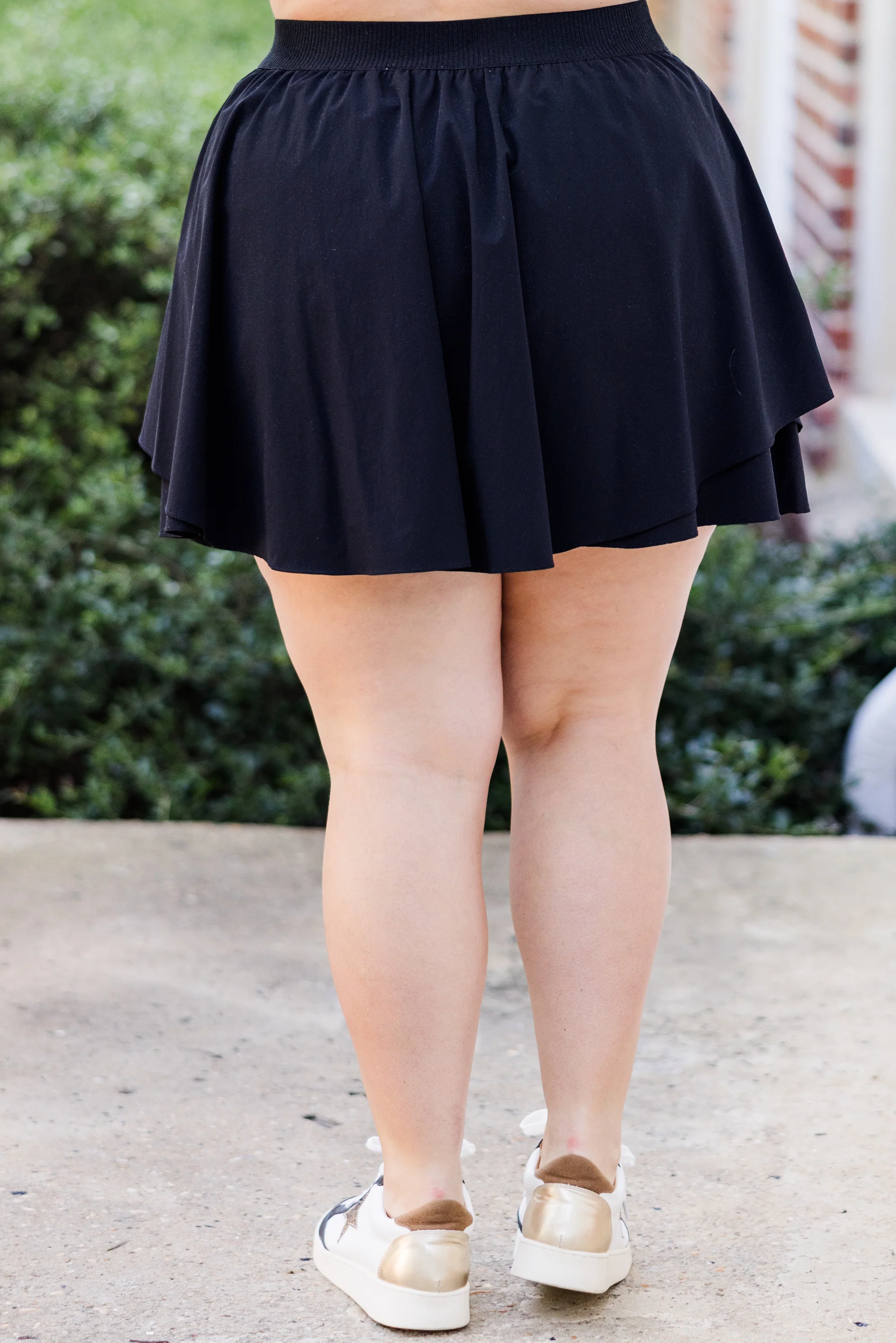 Show Some Spirit Skort, Black - Giverhouse